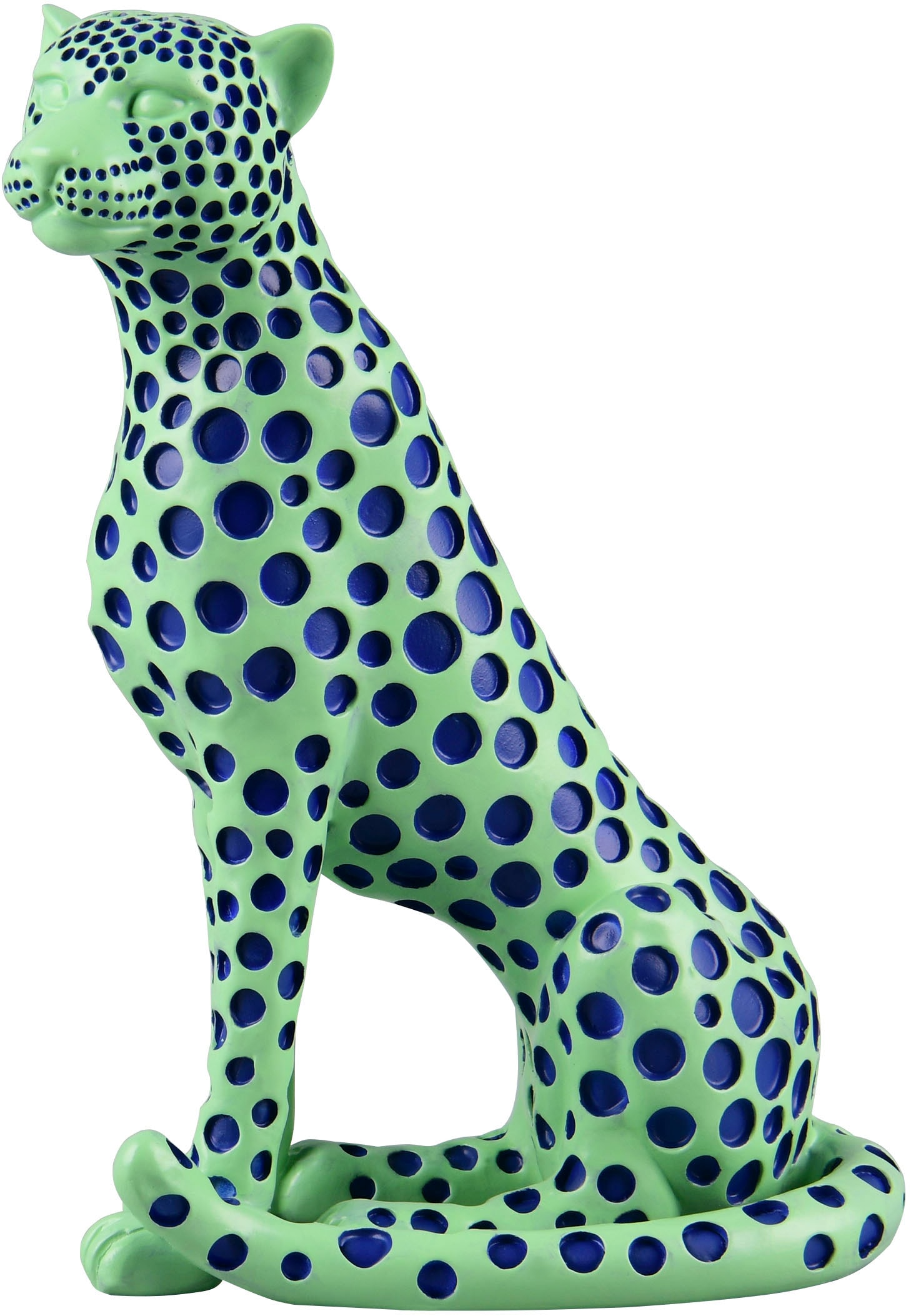 MIRRORS AND MORE Skulptur »PANTRA« Dekofigur in auffälliger Leopardenform