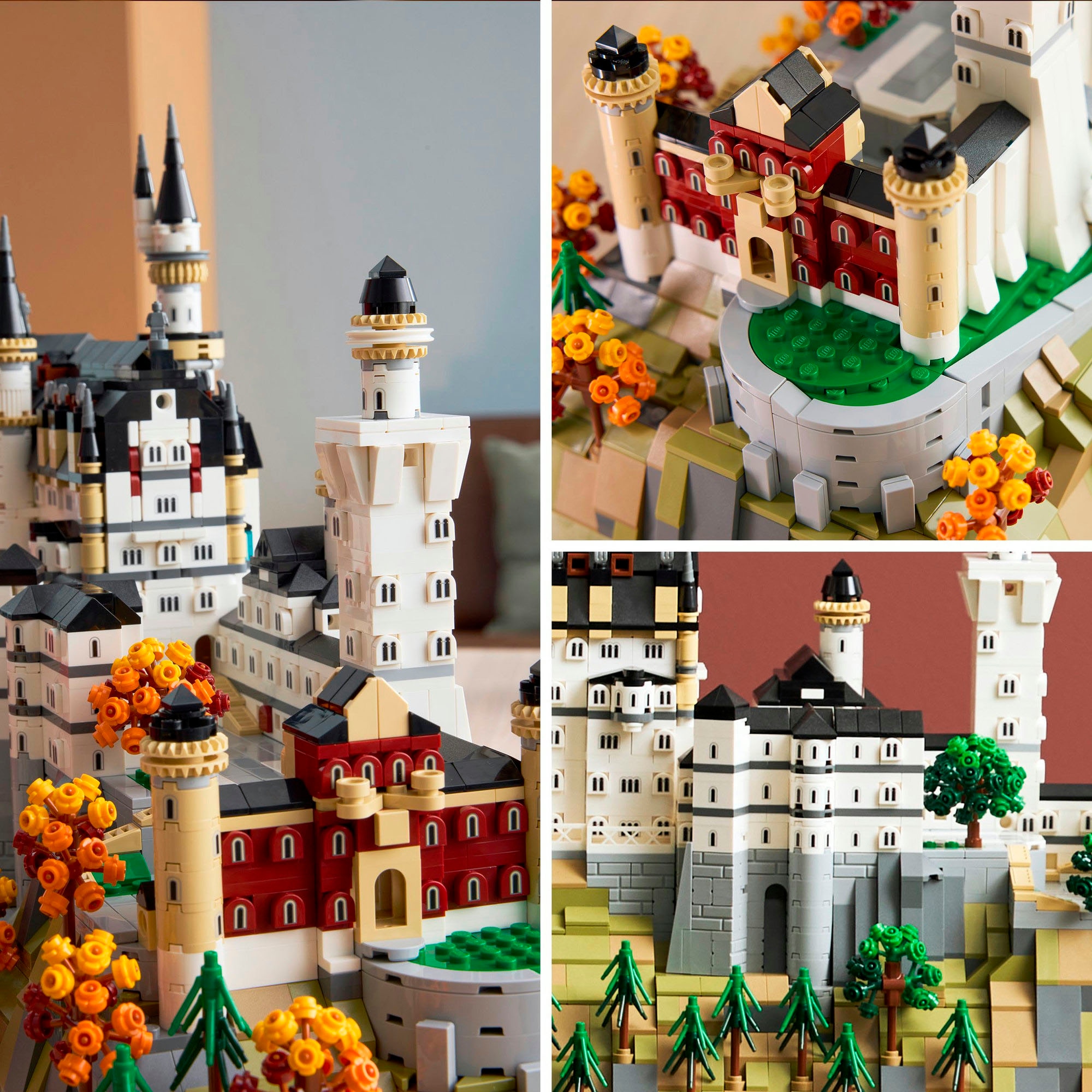 LEGO® Konstruktionsspielsteine »Schloss Neuschwanstein (21063), LEGO LEGO Architecture«, (3455 St.), Made in Europe