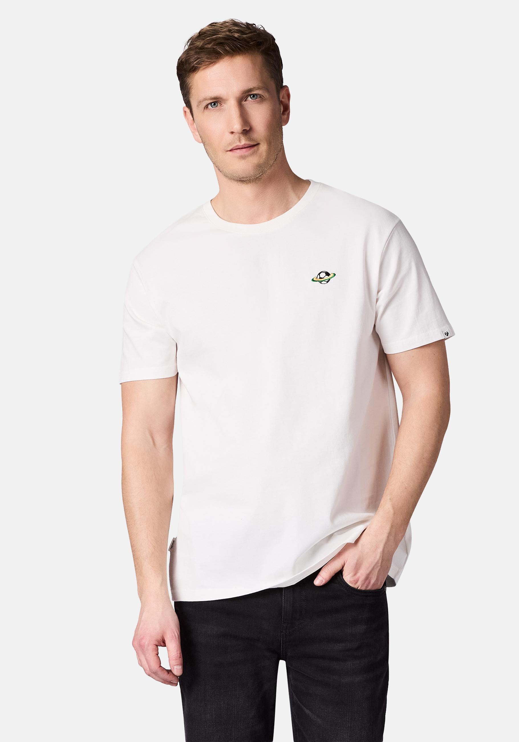 Ragwear T-Shirt "Samms D Gots YOUMODO" Kurzärmliges Shirt mit Fußball-Stickerei