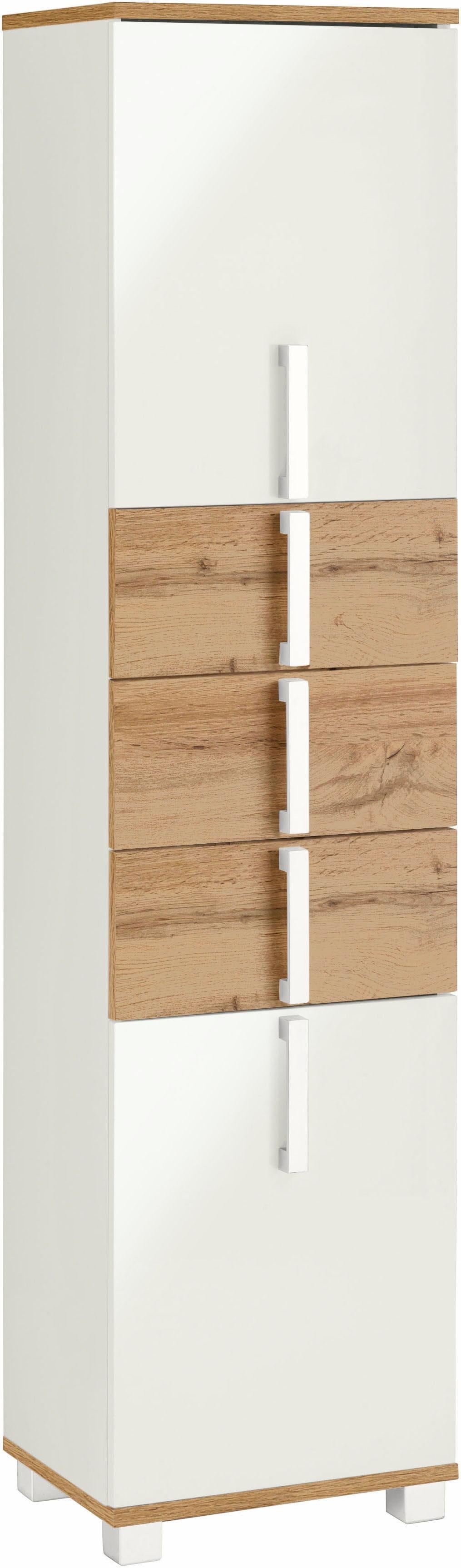 Schildmeyer Hochschrank "Kampen, Hochschrank, melaminharzbeschichtet,Made in Germany" Solide Verarbeitung - Dieses Produkt ist in Deutschland gefertigt
