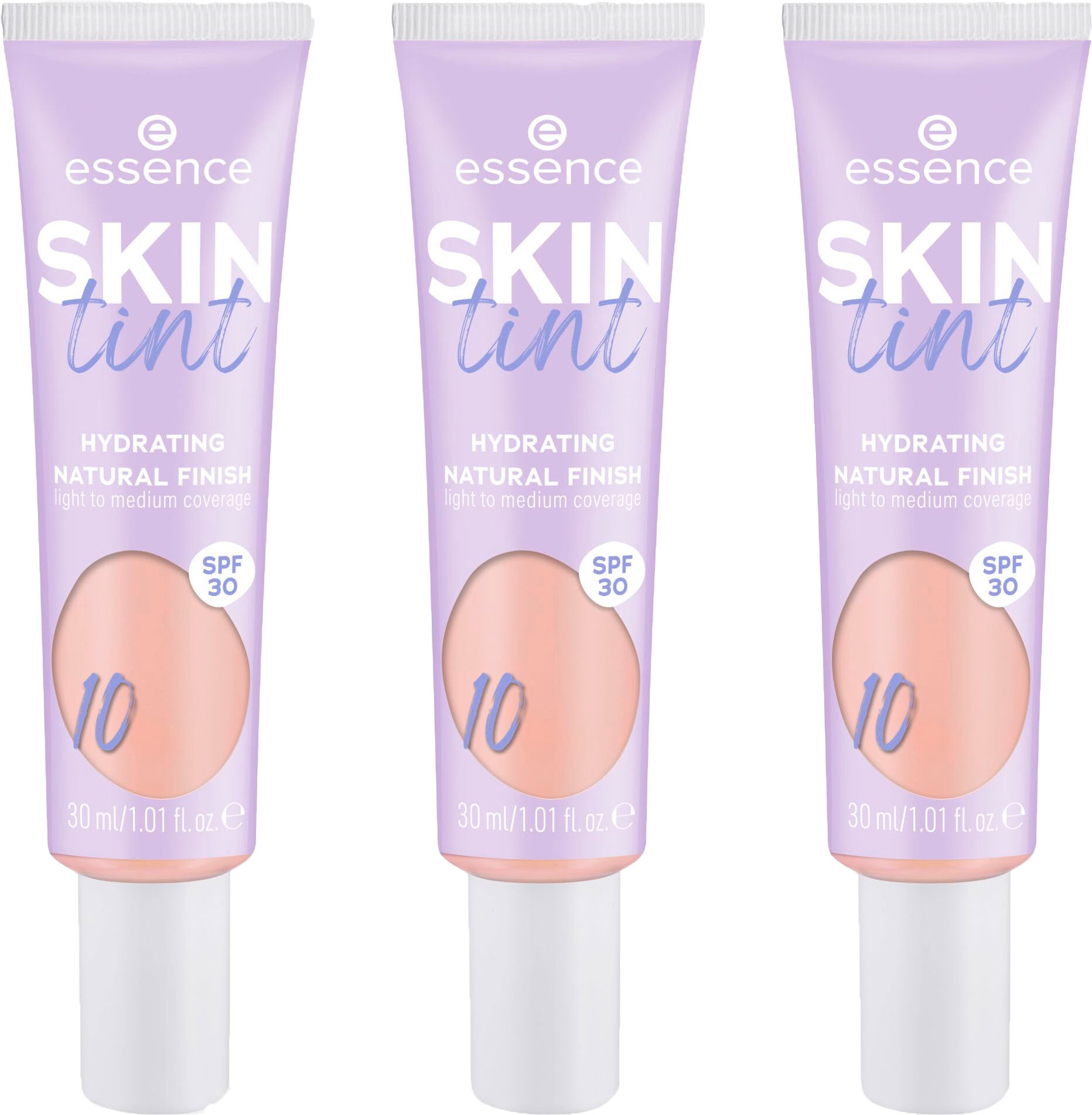 ESSENCE Kinder Foundation "SKIN tint", 90ml, beige, Teint-Kosmetika, mit veganen Inhaltsstoffen