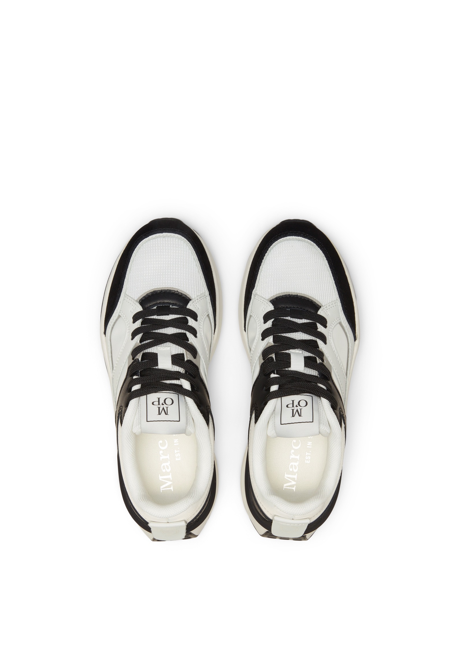 Marc O'Polo Sneaker »aus Rindleder und Mesh«