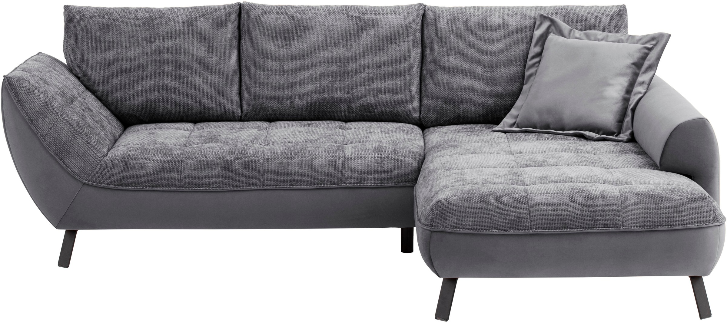 exxpo - sofa fashion Ecksofa "Bellinii, Materialmix, Strukturbezug und pfle günstig online kaufen