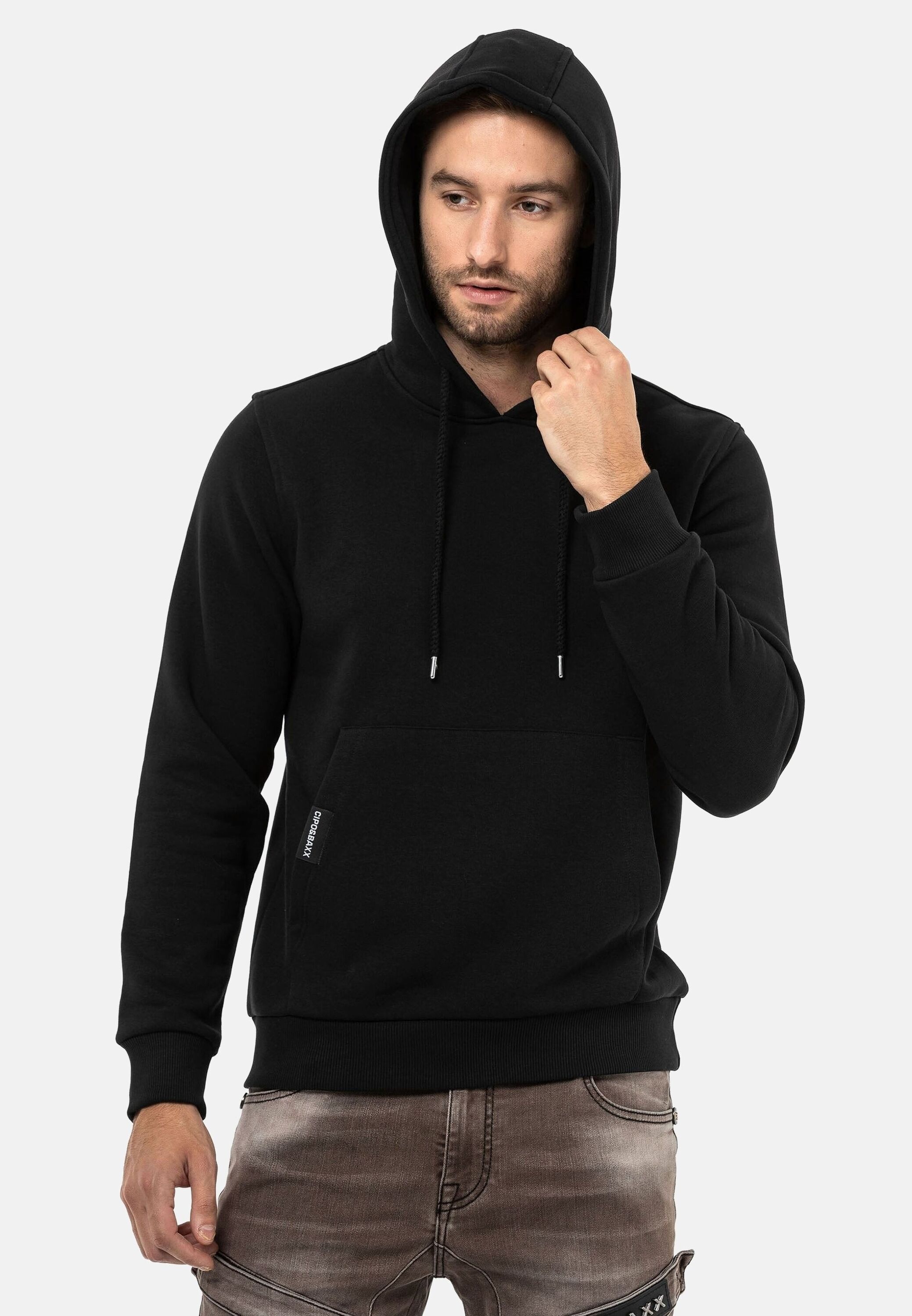 Cipo & Baxx Sweatshirt "Sweatshirts", 1 Stk. mit Kapuze, CL557