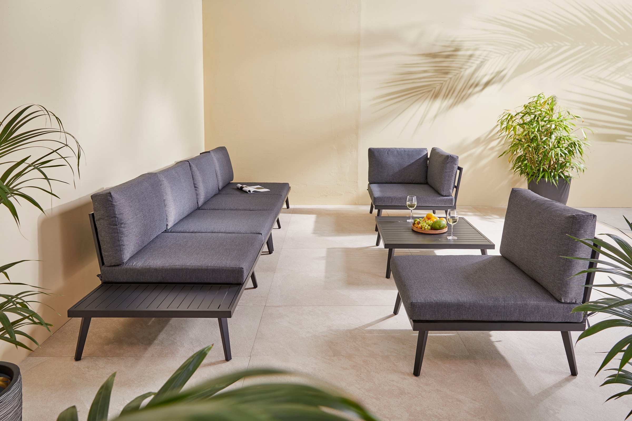 KONIFERA Gartenlounge-Set »Denver«, (14 tlg.)