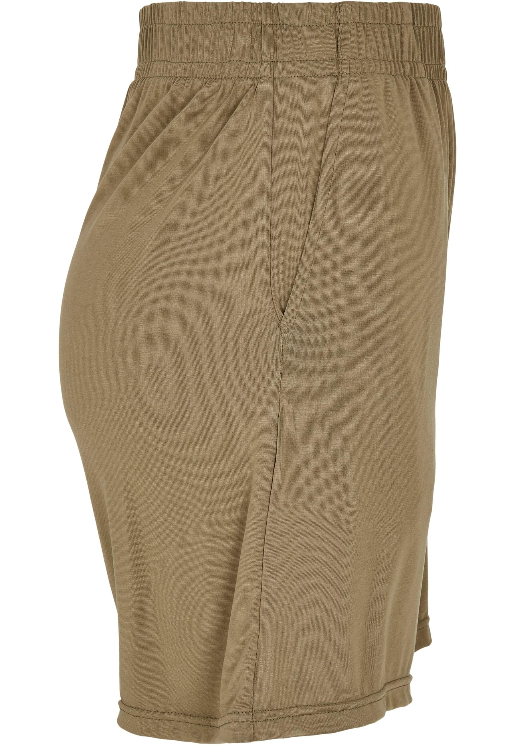 URBAN CLASSICS Stoffhose »Urban Classics Damen Ladies Modal Shorts«, (1 tlg.)