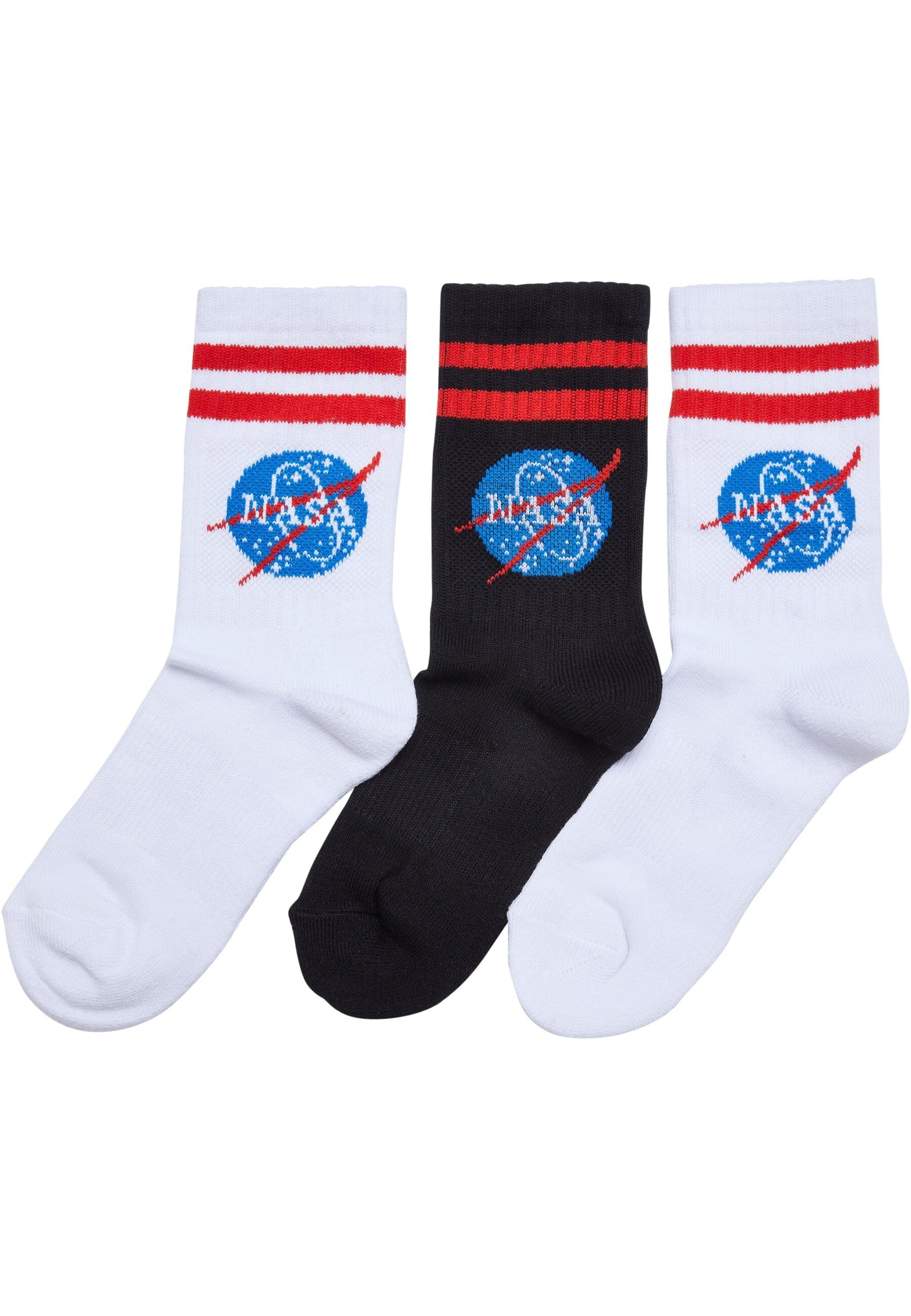 MisterTee Basicsocken »MisterTee Unisex NASA Insignia Socks Kids 3-Pack«, (1 Paar)