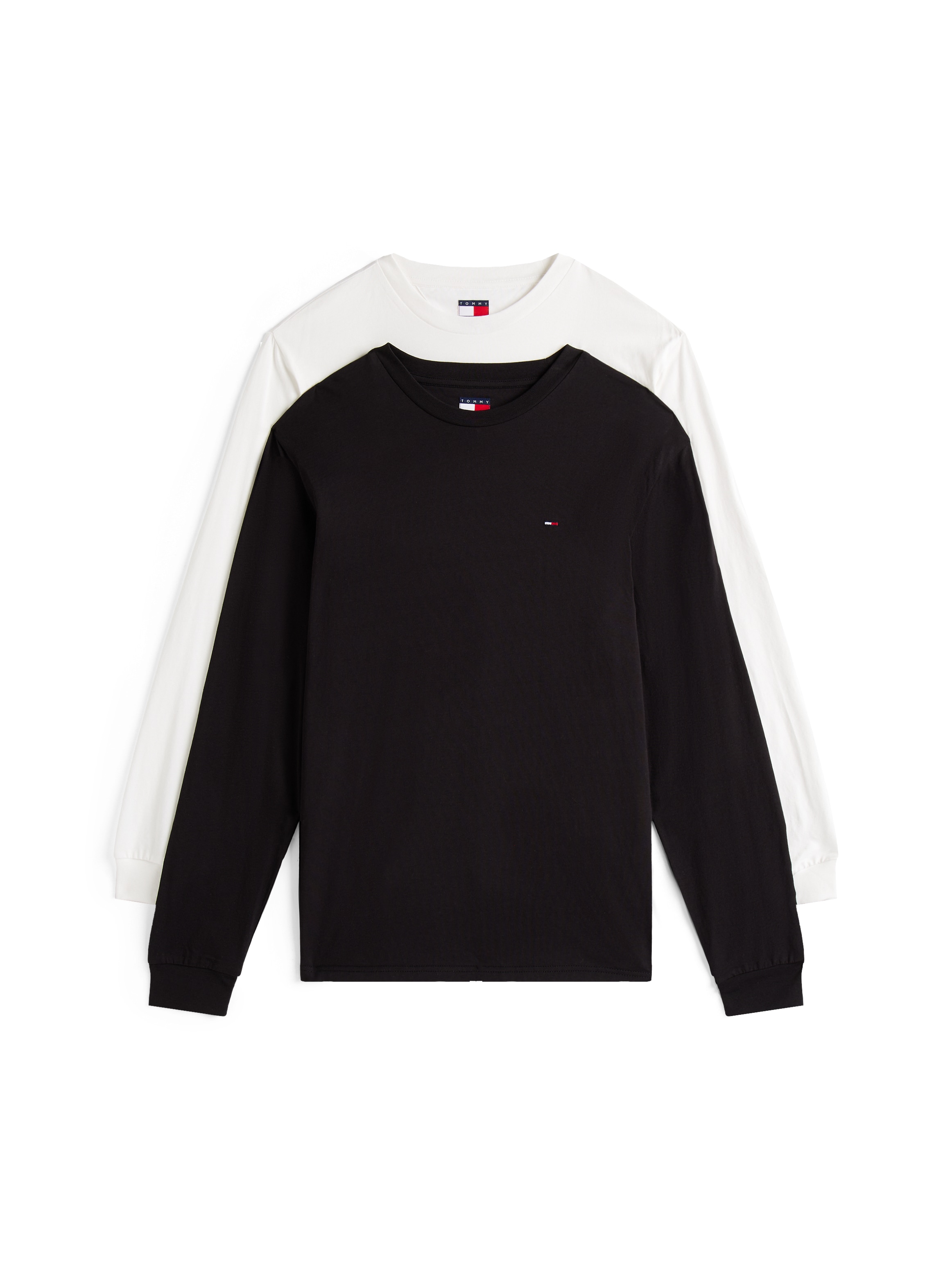 Tommy Jeans Longsleeve »TJM SLIM 2PACK L/S EXT«, (2 tlg.)