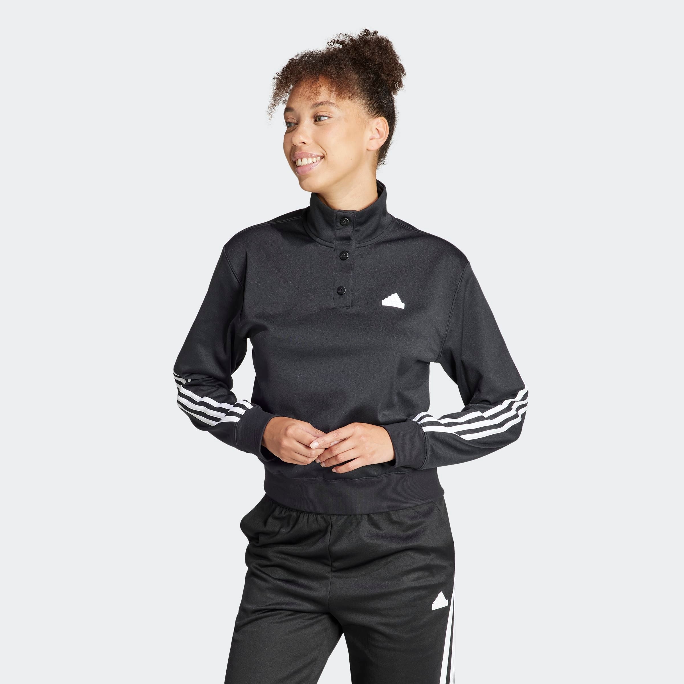 adidas Sportswear Sweatjacke "W ICONIC 3S TT" 1 Stk. tlg. günstig online kaufen