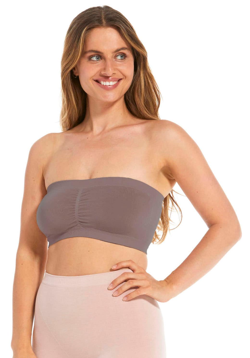 Bandeau-BH, mit herausnehmbaren Pads