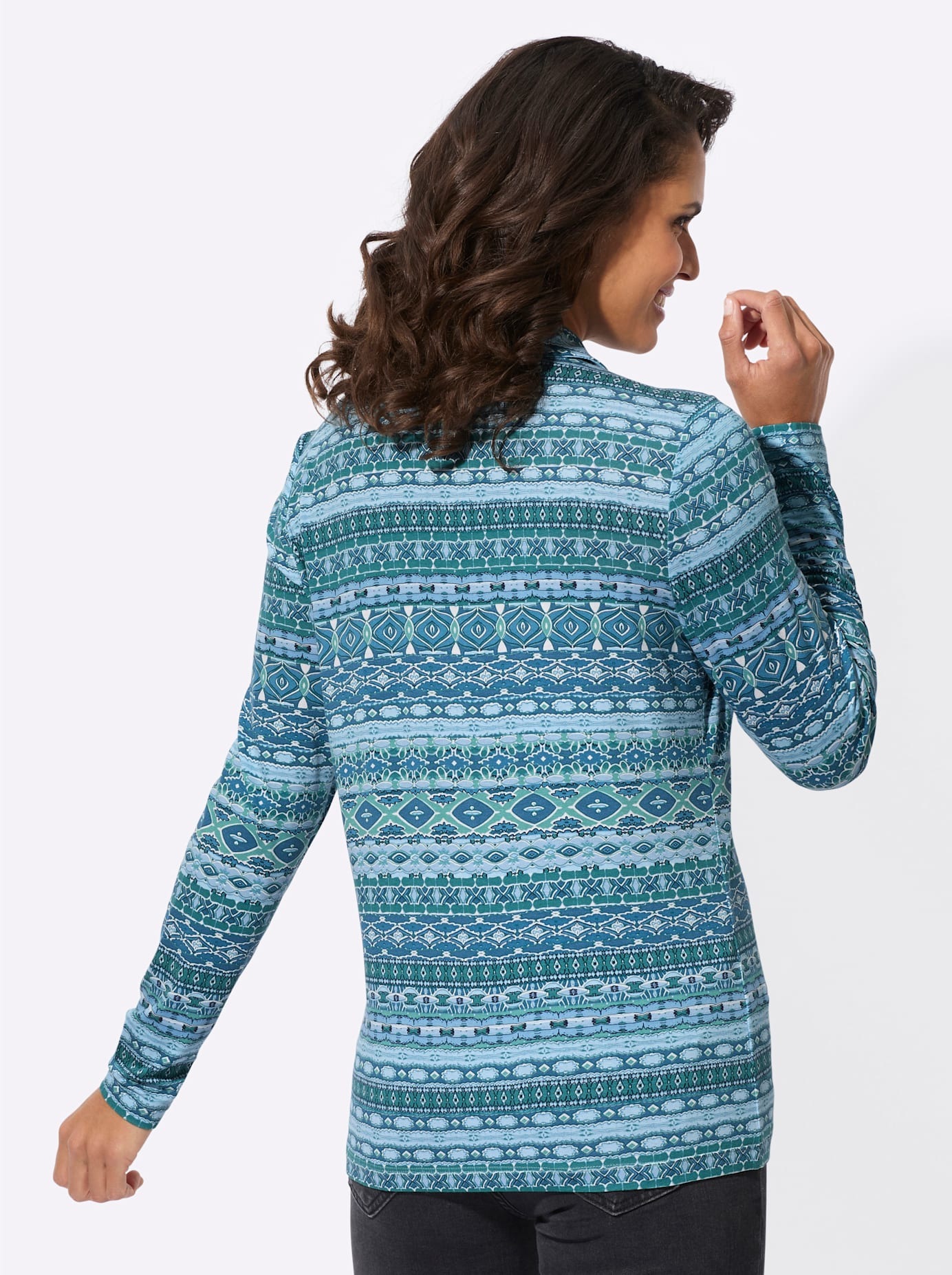 Casual Looks Poloshirt "Druck-Shirt", (1 tlg.) günstig online kaufen