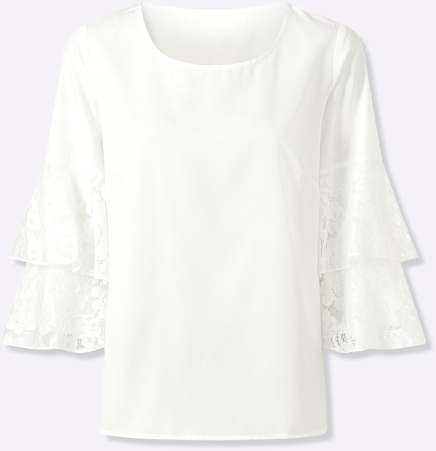Classic Basics Women's Pull-On Blouse Ecru Size 48 6