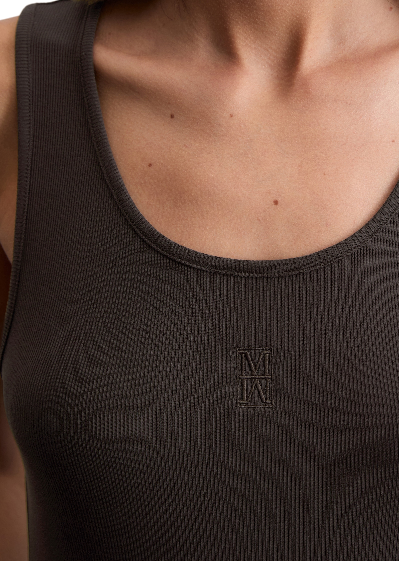 Marc O'Polo T-Shirt »aus softem Rippjersey«