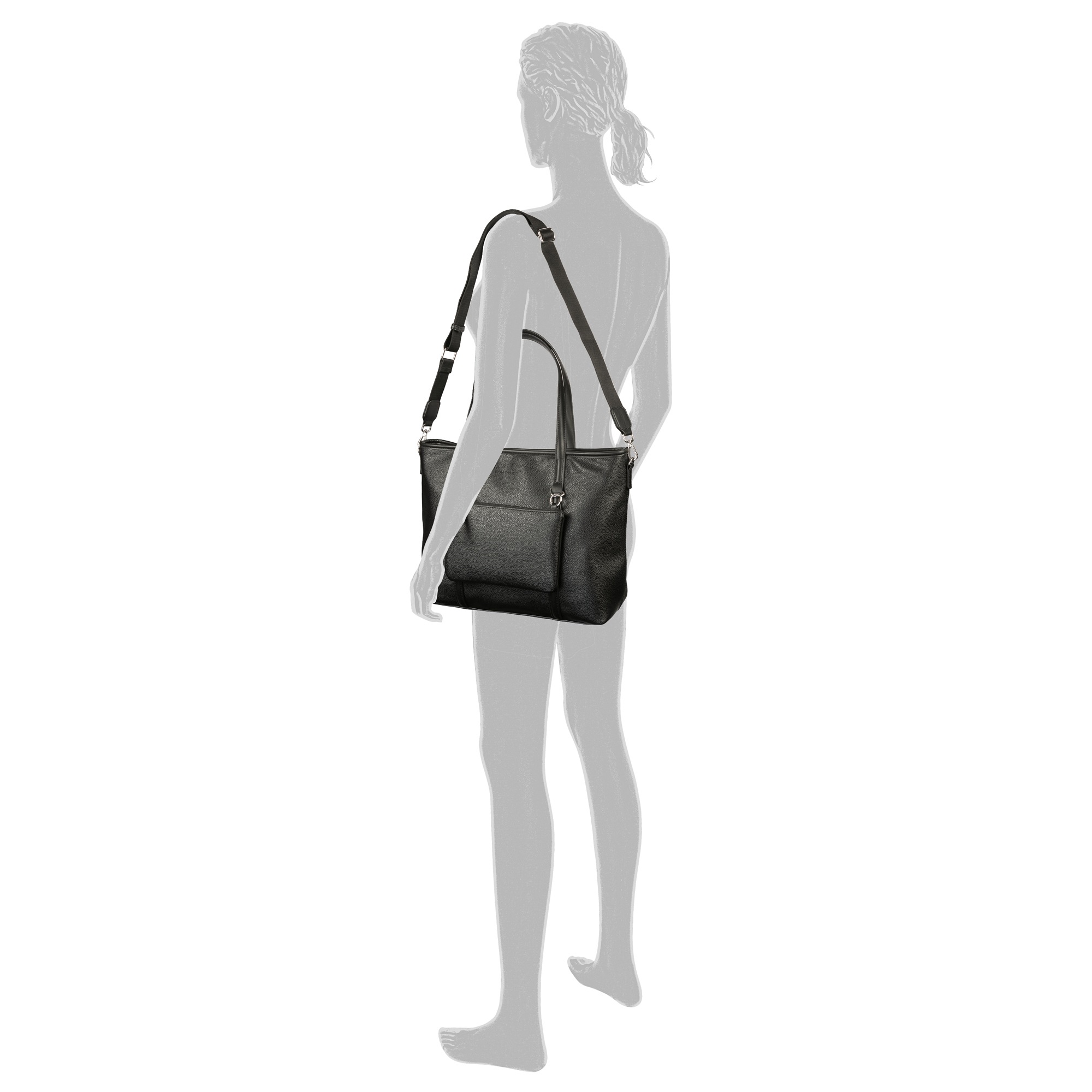 TOM TAILOR Shopper "Jamila" ein Platzwunder mit 2-in1-Funktion aus fein gen günstig online kaufen