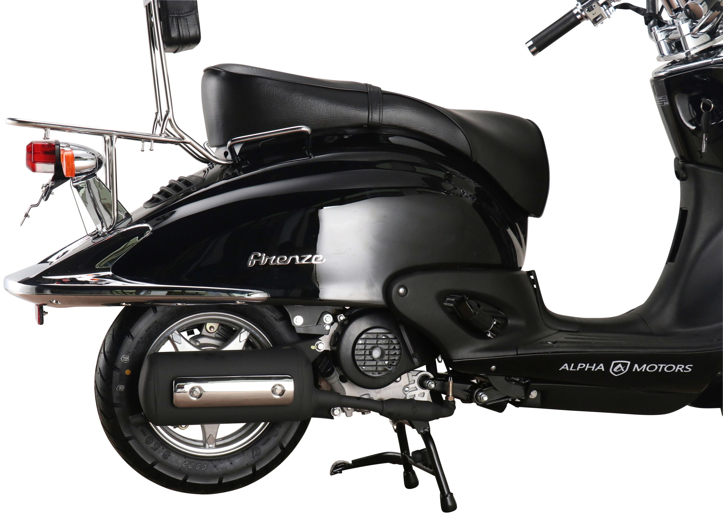 Euro Firenze«, BAUR 8,56 »Retro 125 schwarz Motorroller auf Rechnung 5, PS, Motors cm³, Alpha | 85 km/h,