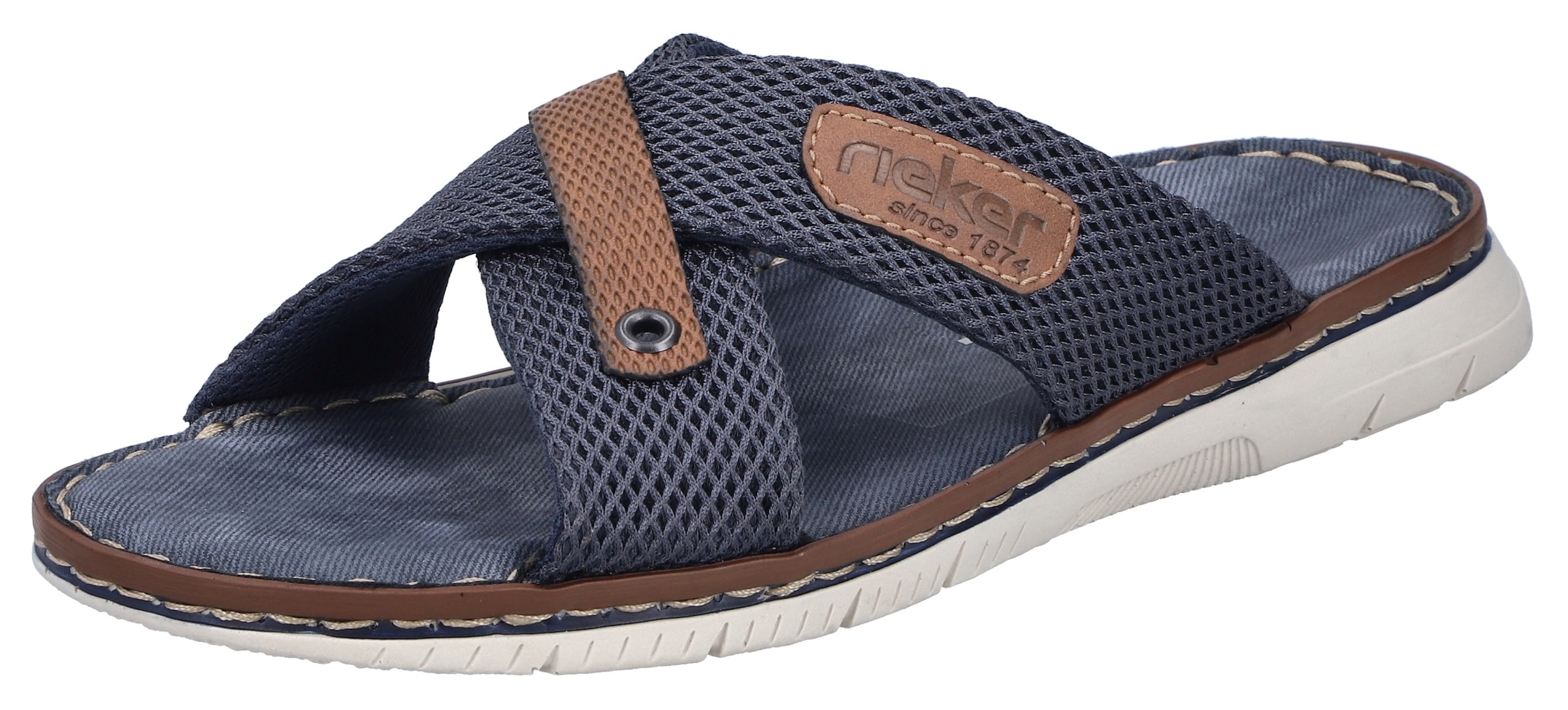 Rieker 1100000002199 Sommerschuh, Hausschuh, Strandschuh zum Schlupfen