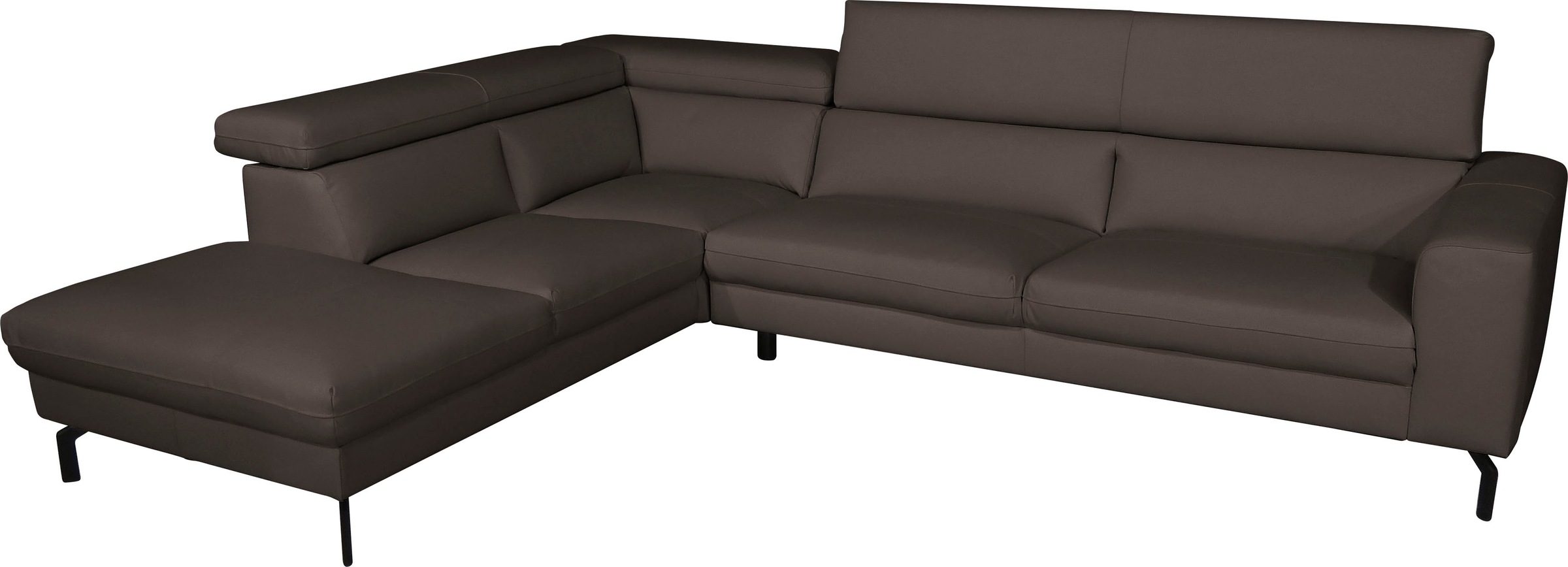 Home affaire Ecksofa "Olanta, modern und bequem, Breite 305cm, Fuß 16cm hoc günstig online kaufen