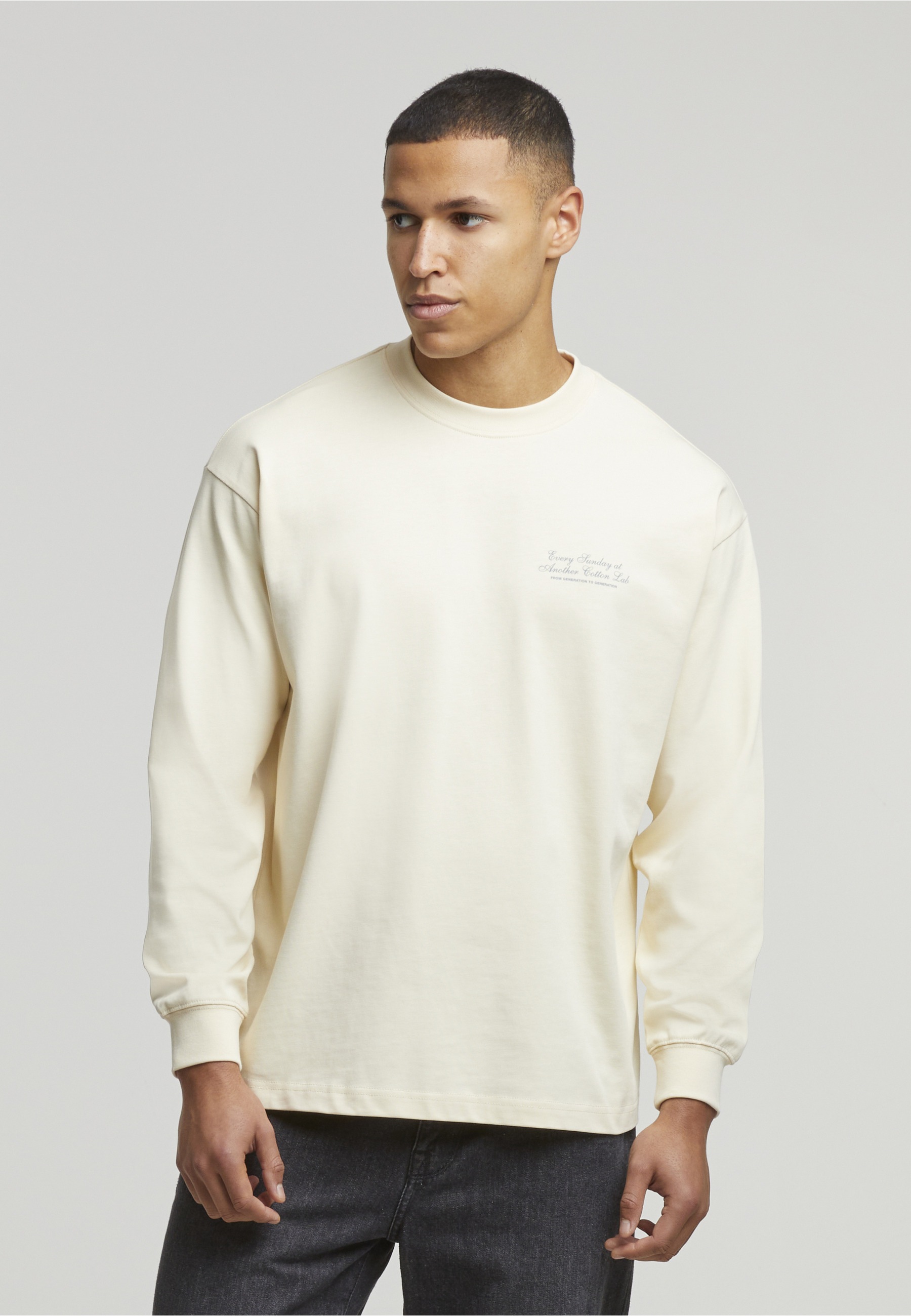 Another Cotton Lab Rundhalspullover »Another Cotton Lab Pie Day Oversized Longsleeve« 1