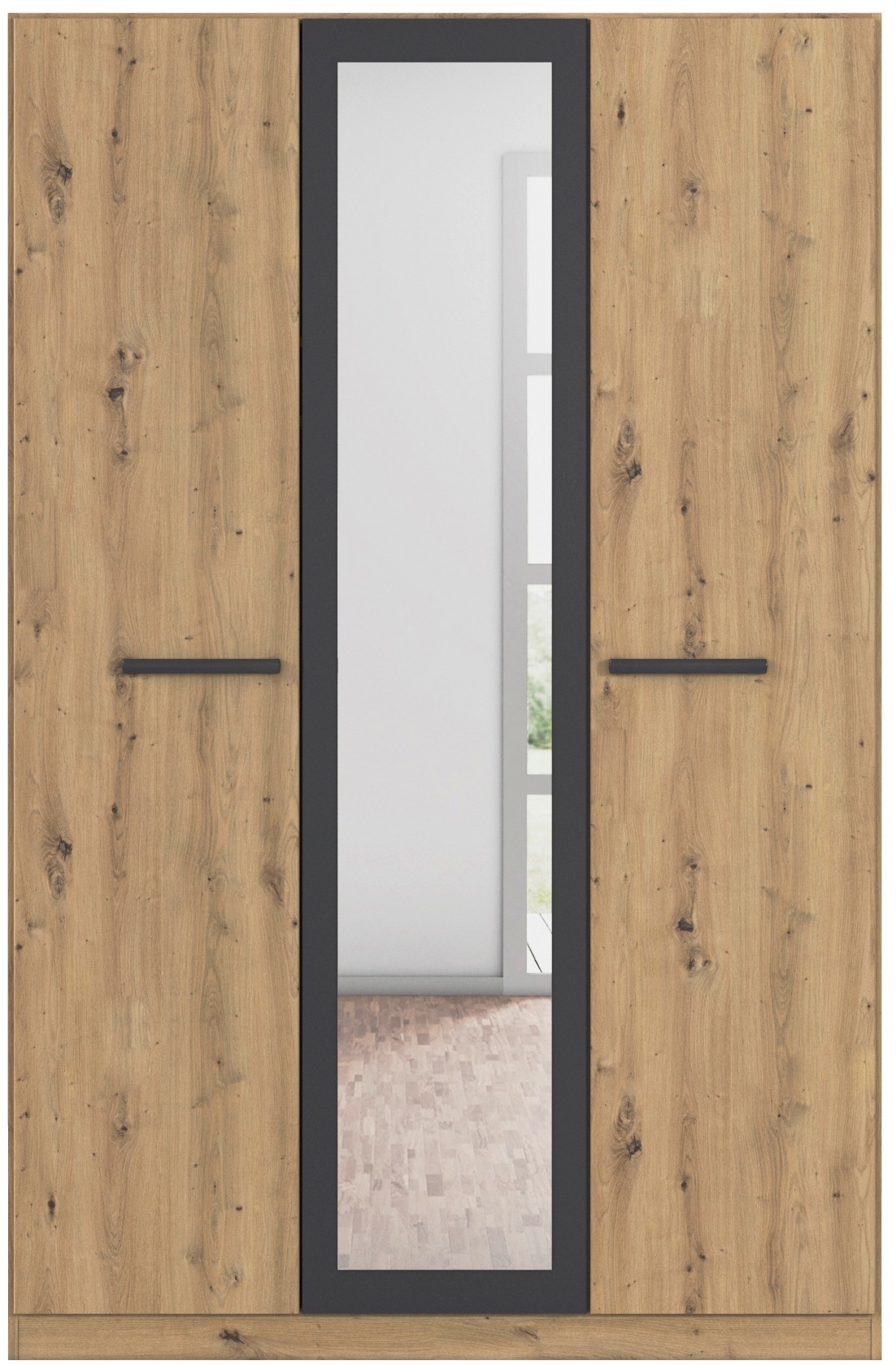 Thumbnail - rauch Drehtürenschrank "Kleiderschrank Schrank Garderobe Garderobenschrank Stauraumwunder MODI", optional mit Spiegel MA...