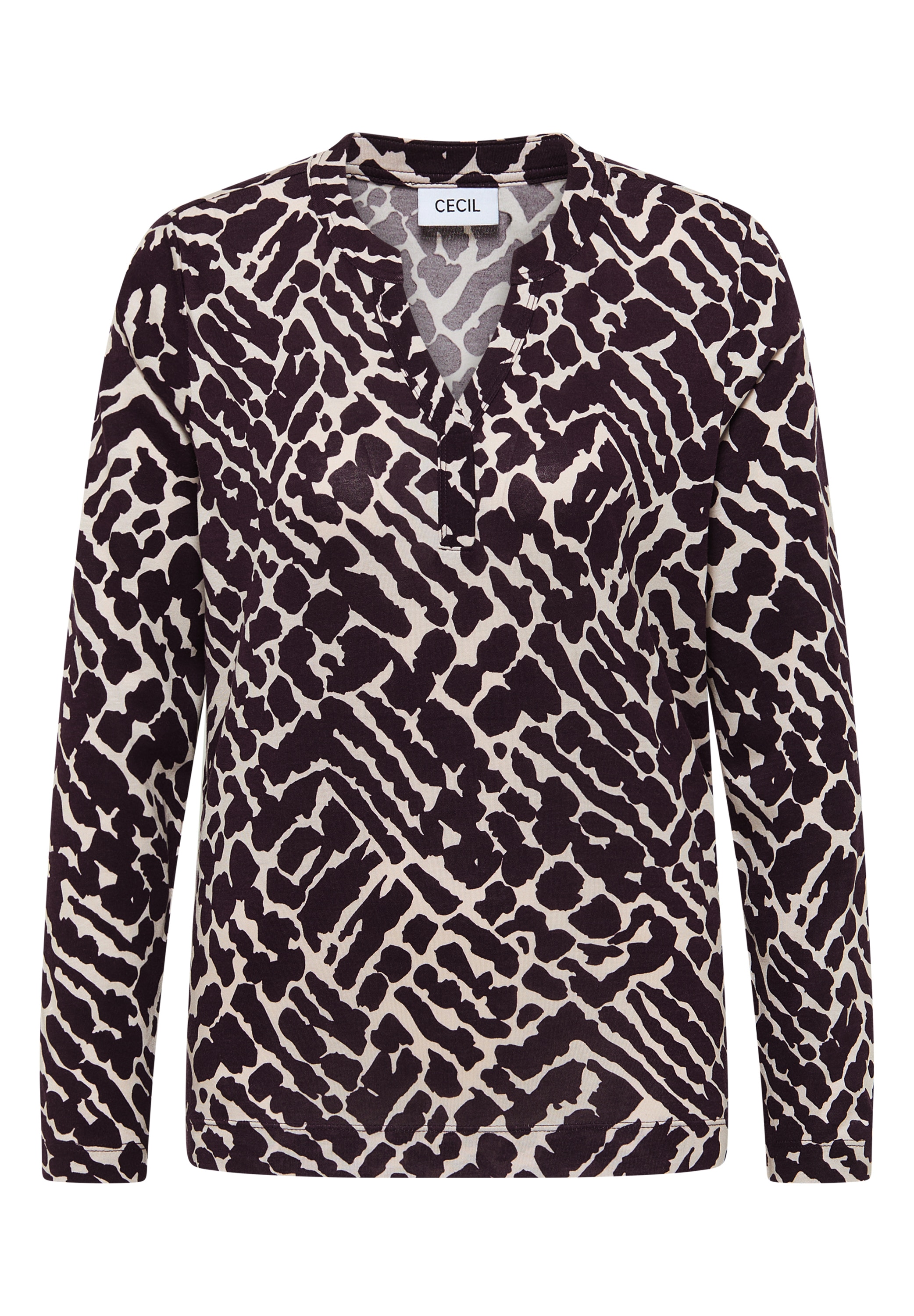 Cecil Langarmshirt im Tunika-Style