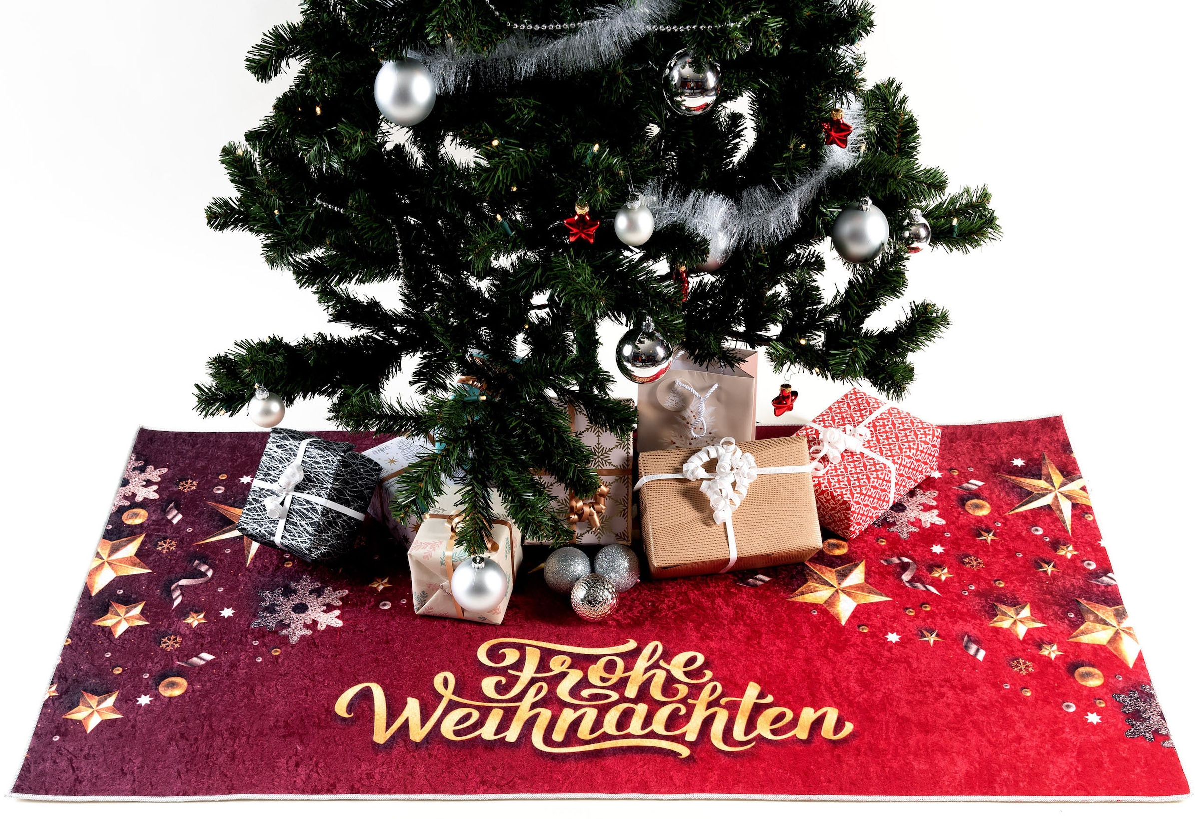 Sehrazat Teppich »Christmas 1224«, waschbar, | Weihnachten, Unterlage Weihnachtsbaum kaufen BAUR rechteckig