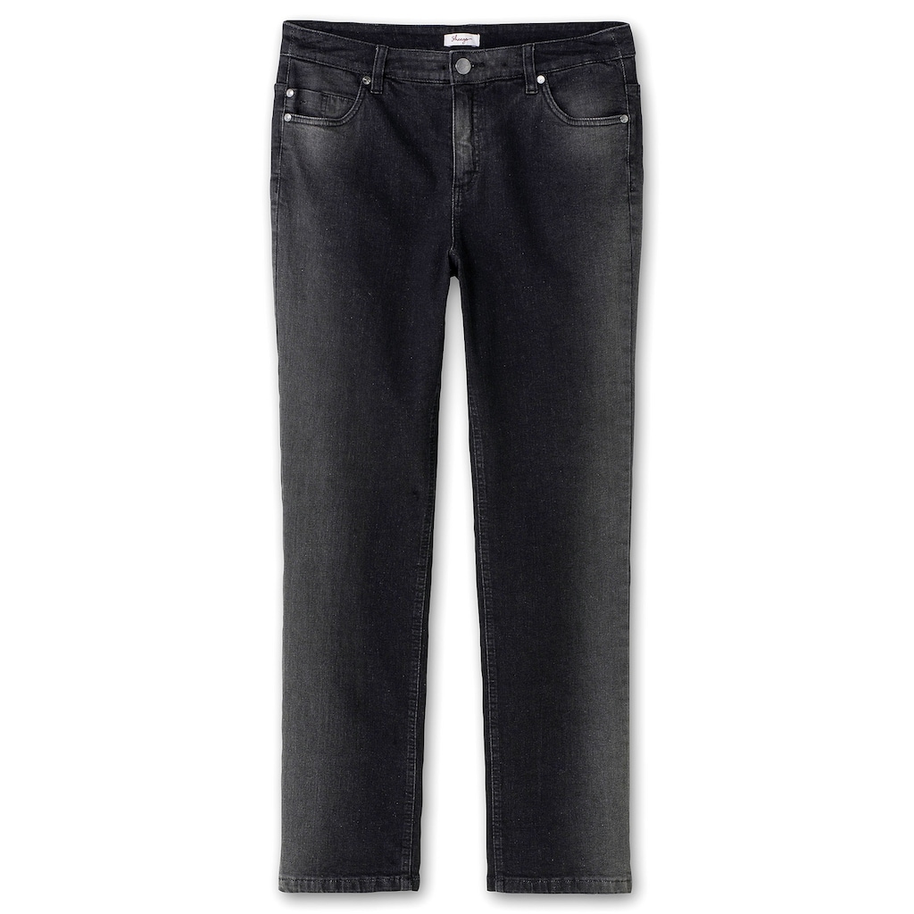 Sheego Gerade Jeans »Große Größen« mit individueller Waschung extralang SV10225