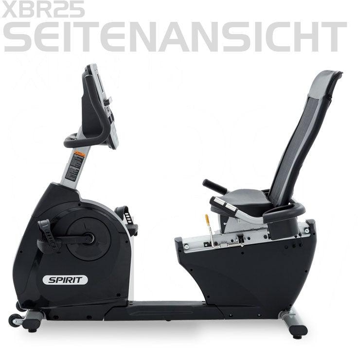 Spirit Fitness Liege-Ergometer »XBR 25«, Schwungmasse ca. 18 kg, 20 Widerstandsstufen
