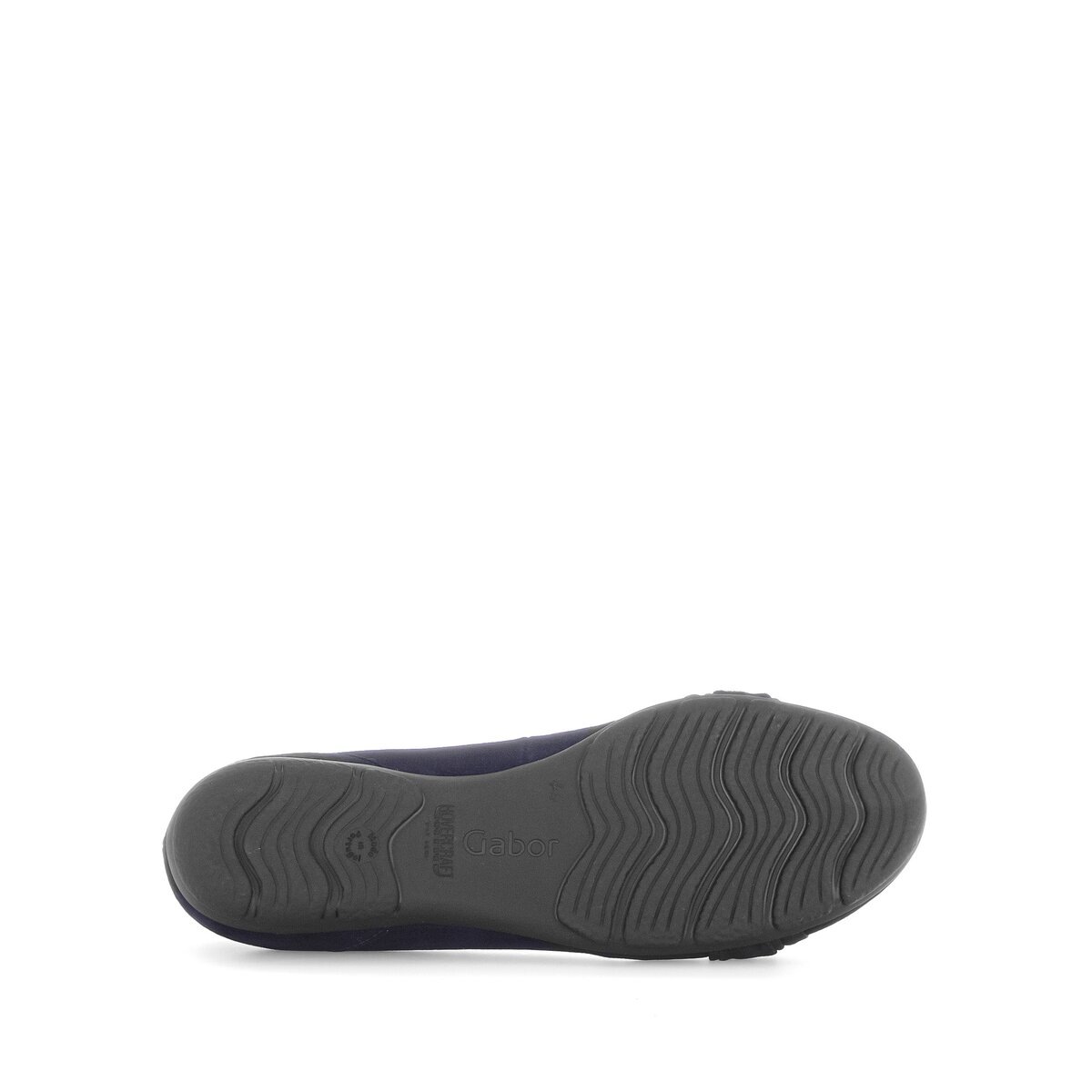 Ballerina GABOR "Sportliche Ballerina", Damen, Gr. 40, blau, Schuhe Ballerina 3