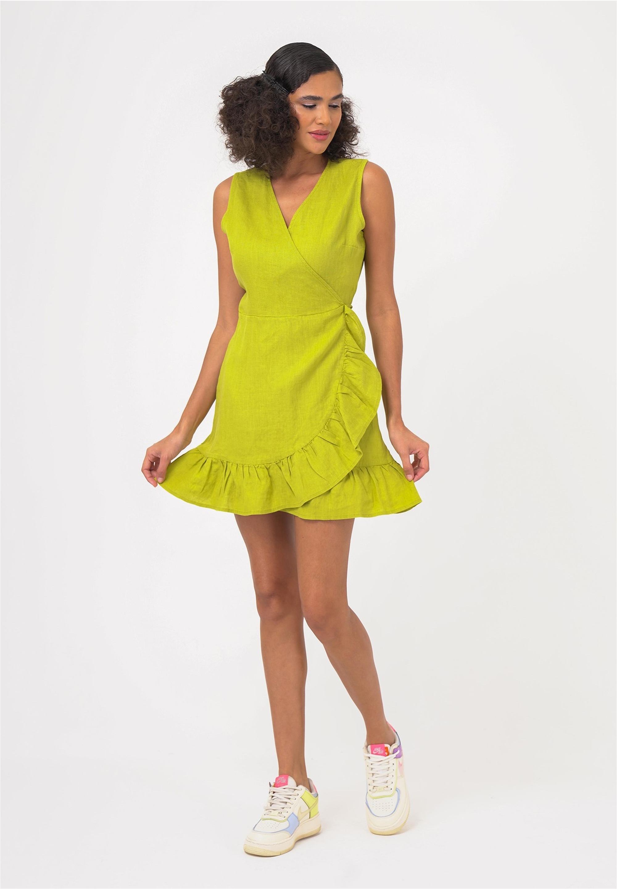 freshlions Jerseykleid »Mailinda«, im eleganten Wickel-Design