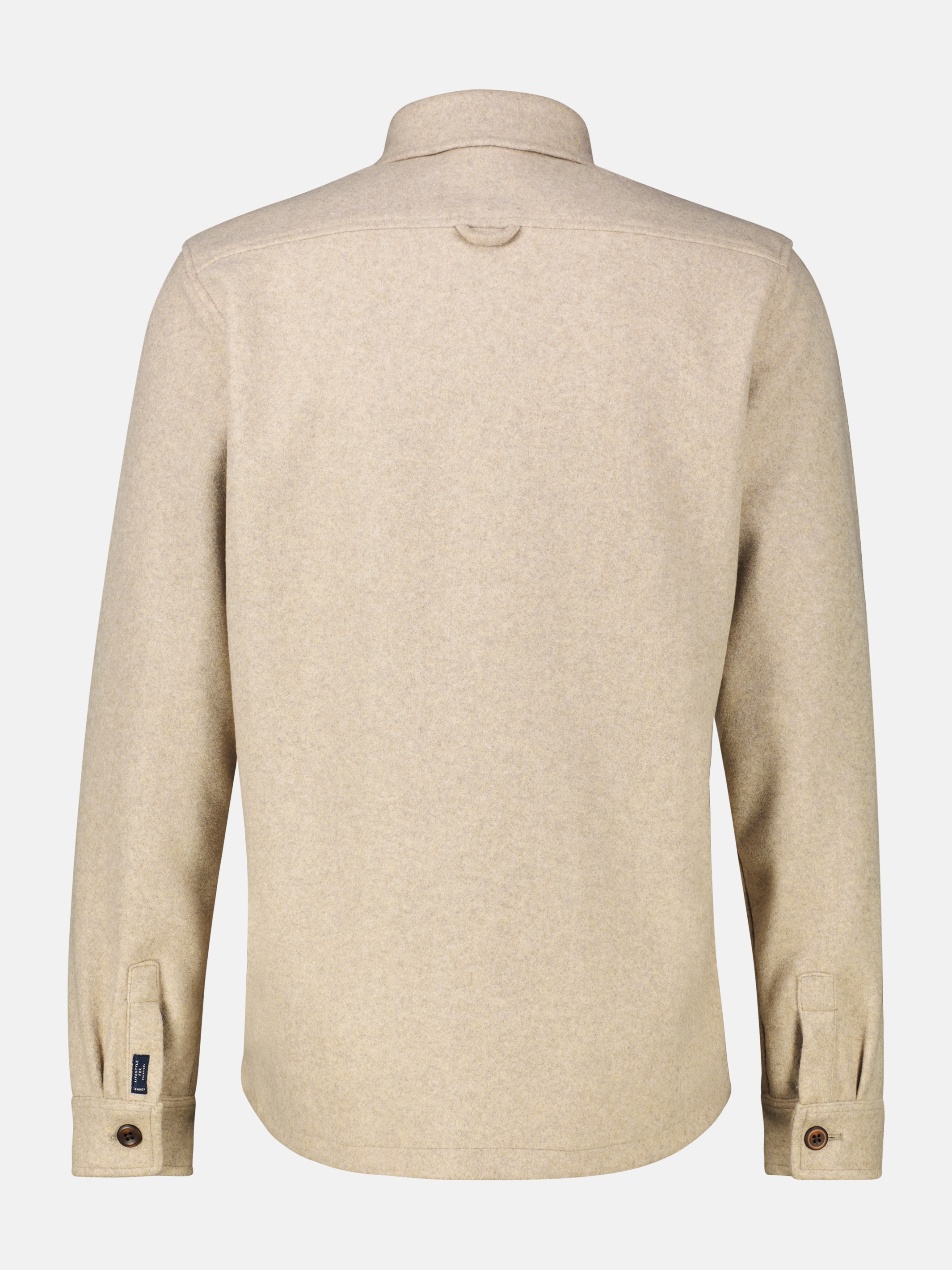 LERROS Langarmhemd »LERROS Urban-Style Hemdjacke in Wolloptik«