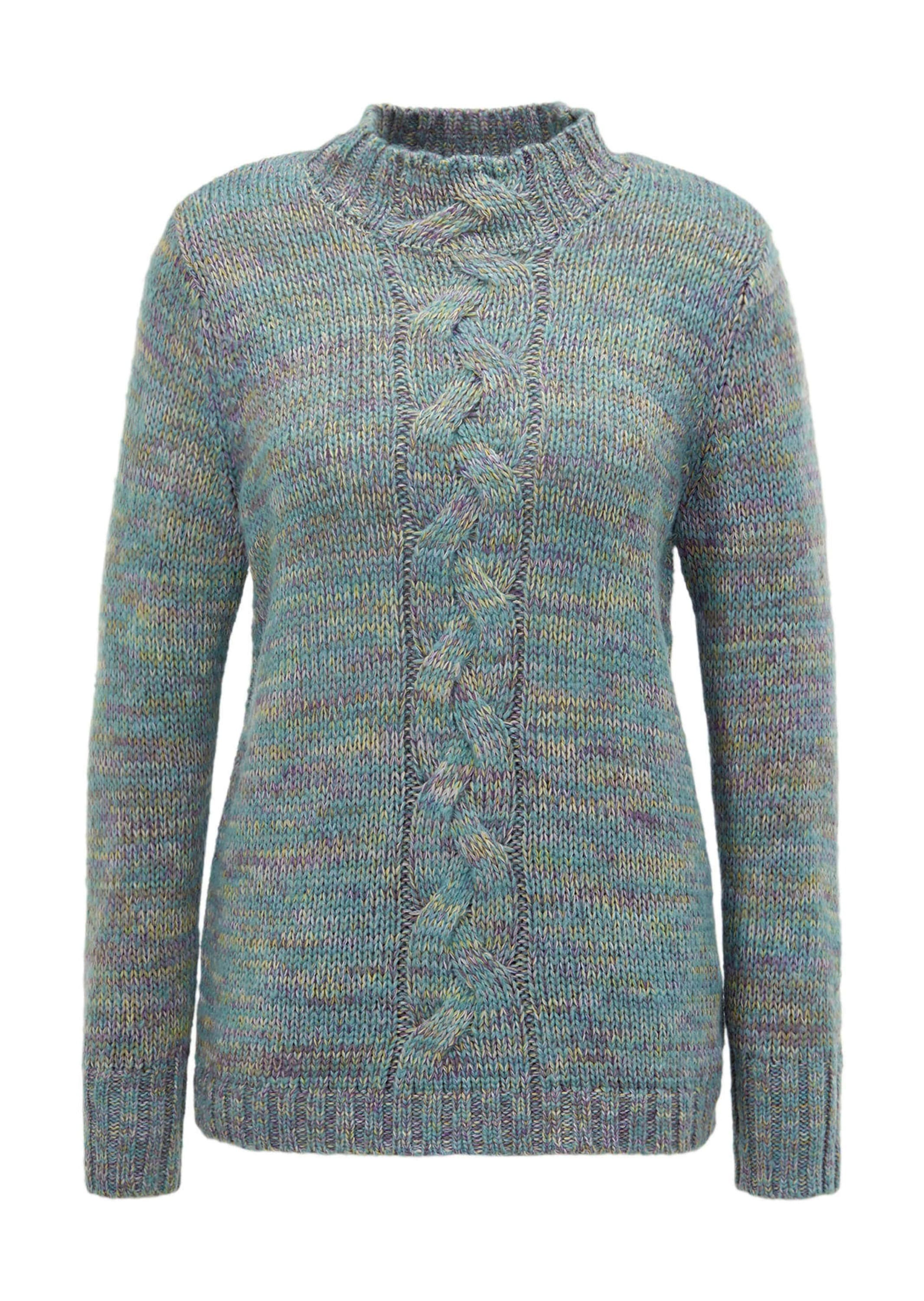 GOLDNER Rundhalspullover "Hüftlanger Langarm Pullover, Zopfstrick" keine/ni günstig online kaufen