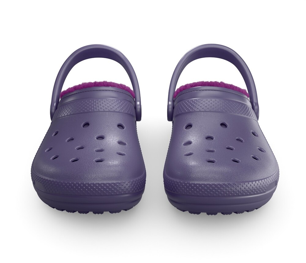 Crocs Clog »Kids' Classic Lined Clog«, Hausschuh, Pantoffel, Schlappen mit Warmfutter