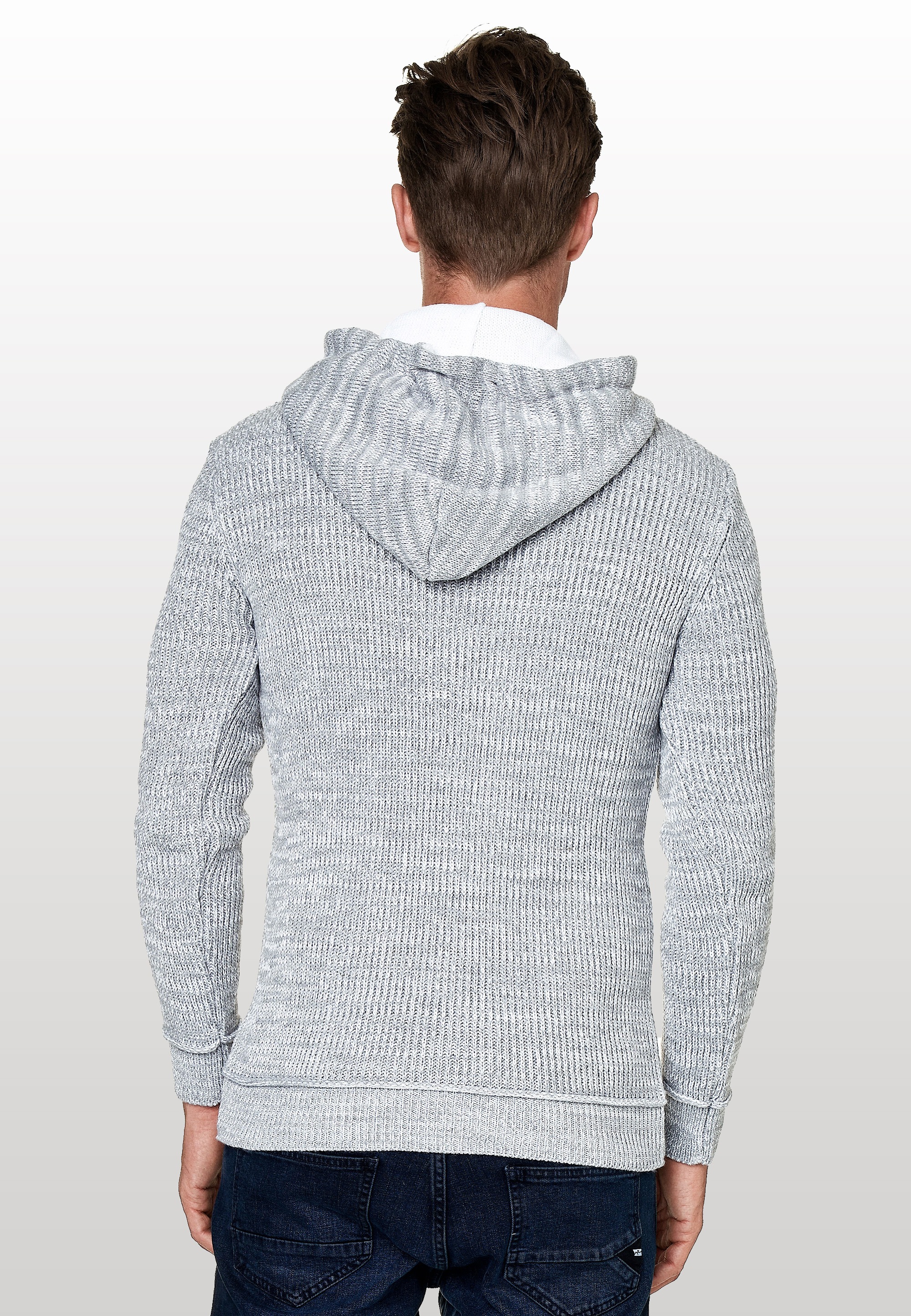 Rusty Neal Kapuzensweatshirt, mit stylischem Ausschnitt