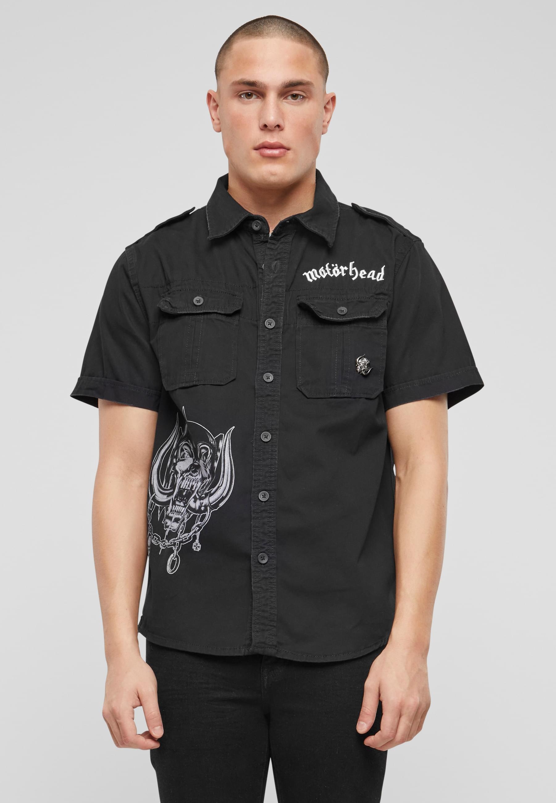 Brandit Langarmhemd »Brandit Herren Motörhead Vintage Shirt 1/2 sleeve«, (1 tlg.)