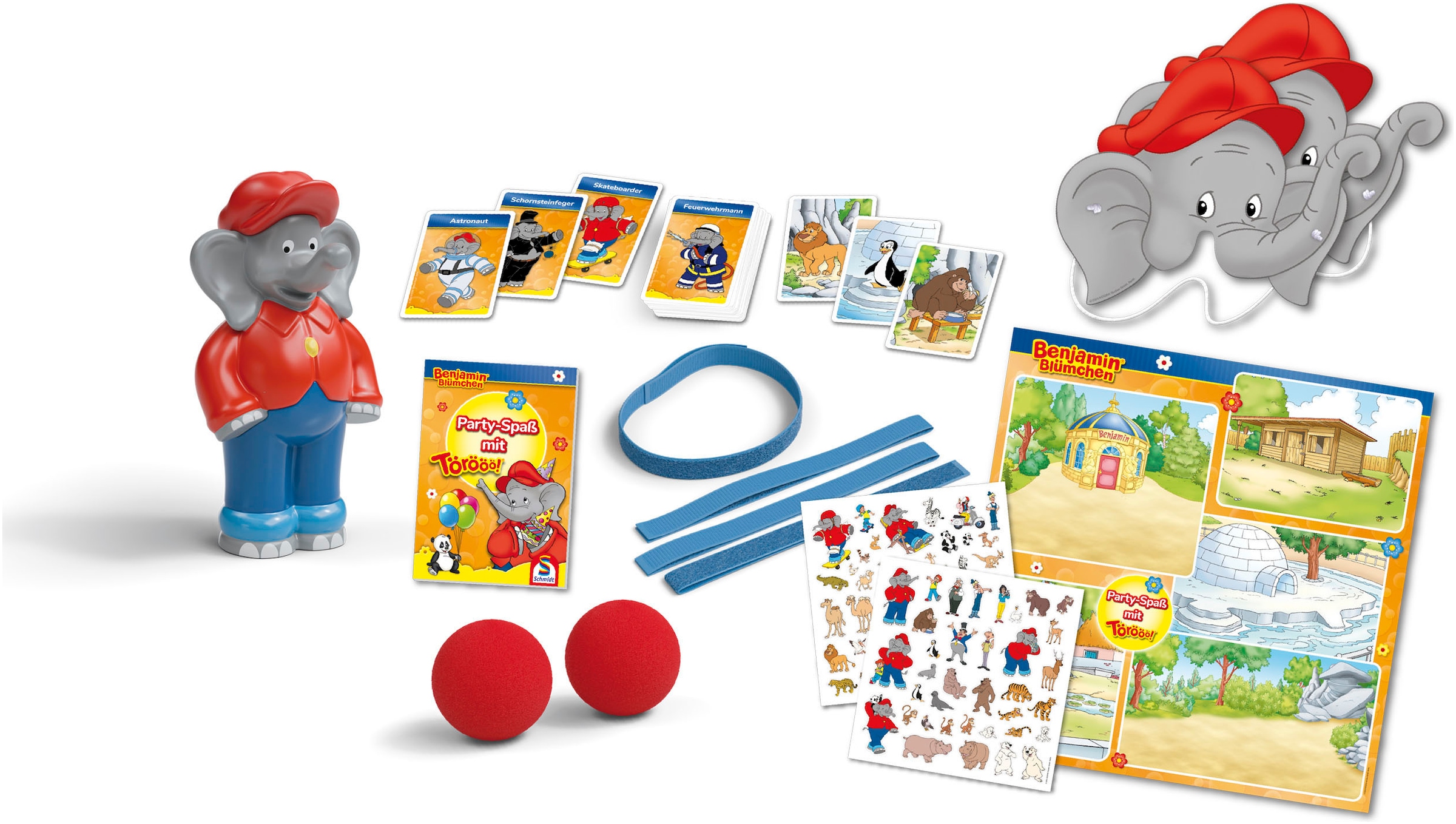 Schmidt Spiele Spielesammlung »Benjamin Blümchen, Party-Spaß mit Törööö!«