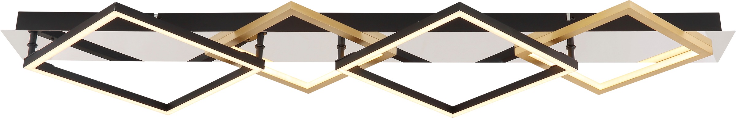 GLOBO LIGHTING Deckenleuchte »LESINA« LED-Modul 1 Stk. Warmweiß LED Deckenleuchte für Wohn- & Esszimmer modern