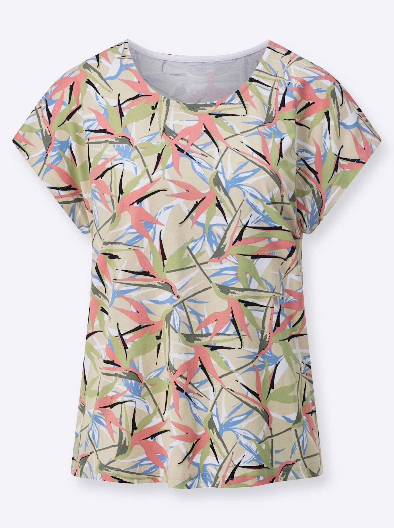 Shirt Women's Crew Neck Green Size 44 3