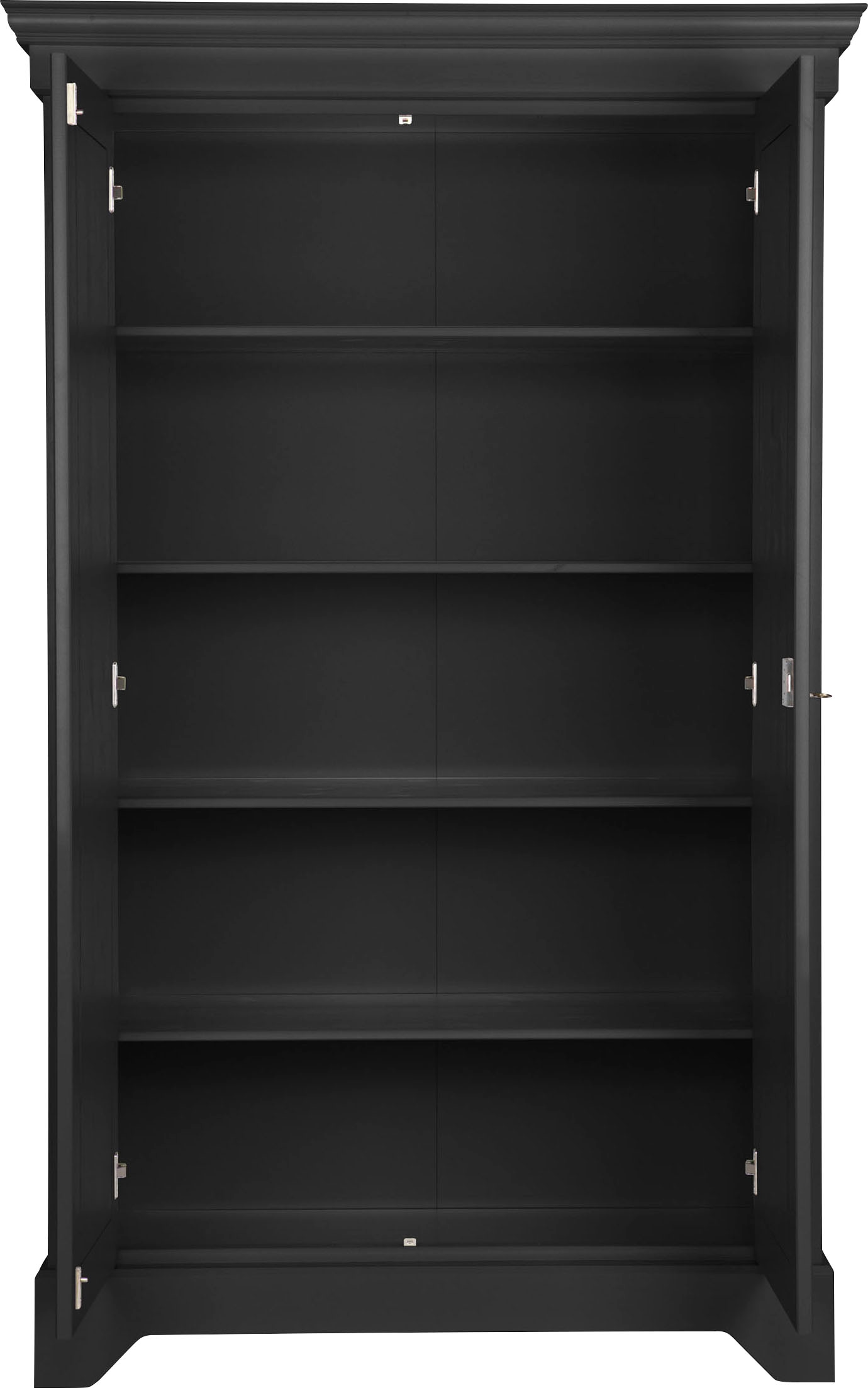 WOOOD Garderobenschrank »Isabel«, mit 4 Fachböden, H 191 cm x B 118 cm