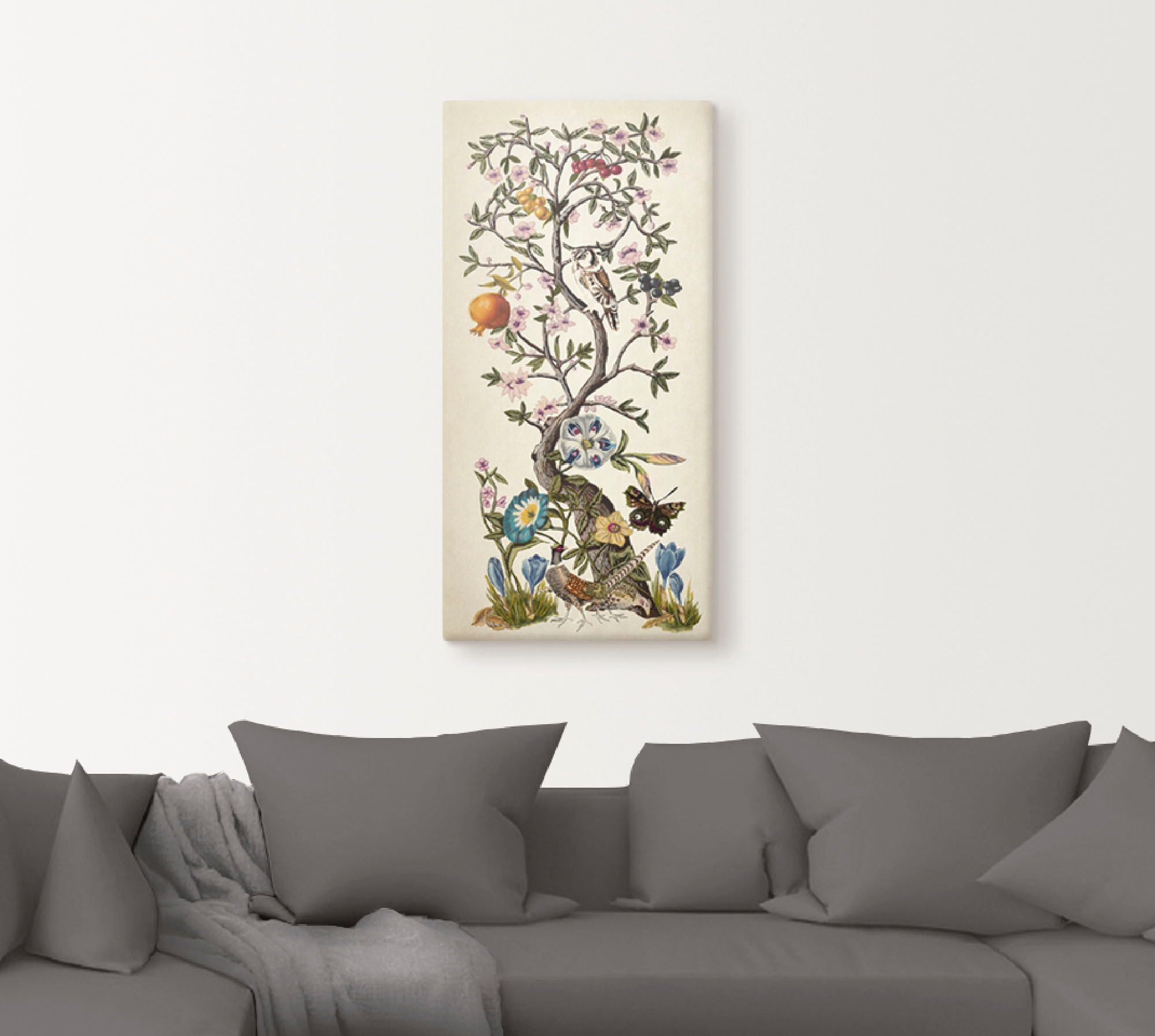 Artland Wandbild "Chinoiserie Natur I", Pflanzen, (1 St.), als Alubild, Out günstig online kaufen