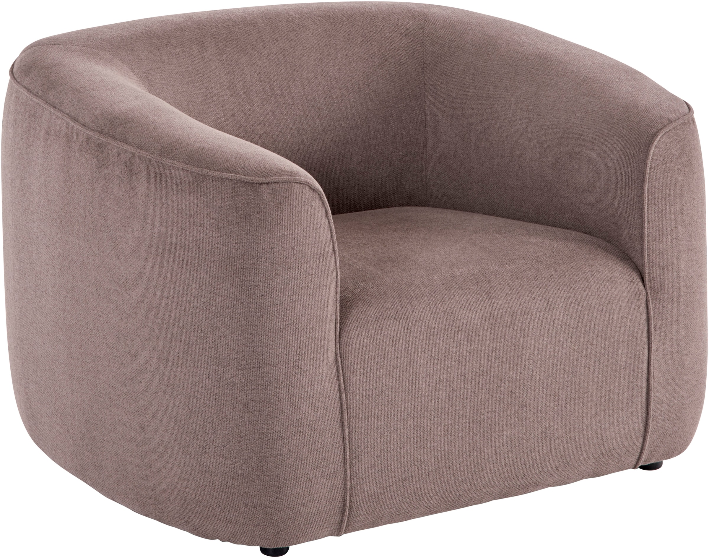 LeGer Home by Lena Gercke Sessel »LYZA Relaxsessel, Loungesessel, Maße B/T/H: 113/95/71 cm«, organische Form, mit Wellenunterfederung, gemütlich und modern