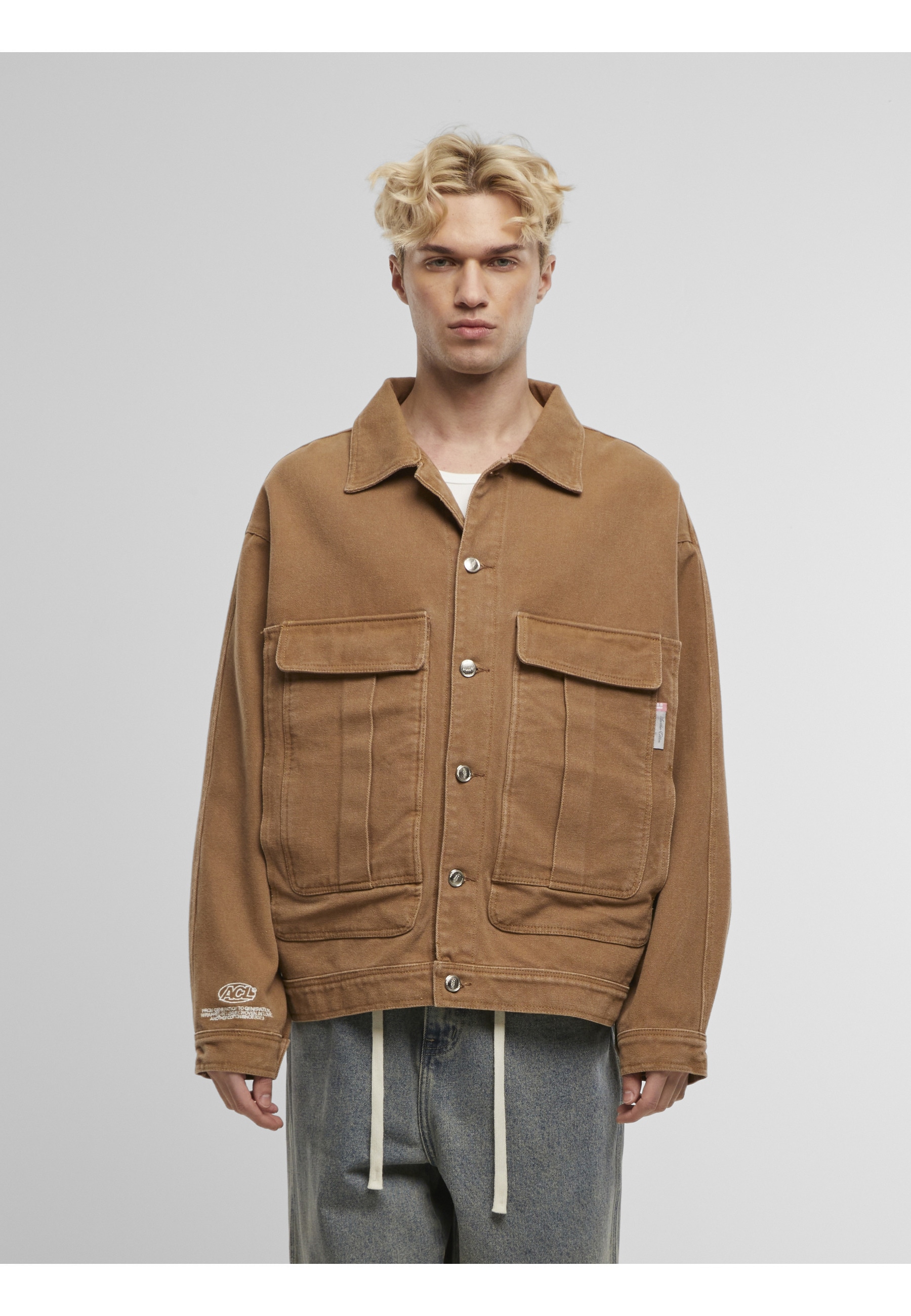 Another Cotton Lab Jeansjacke »Another Cotton Lab Monochrome Jeans Jacket« 1 Stk. tlg. ohne Kapuze