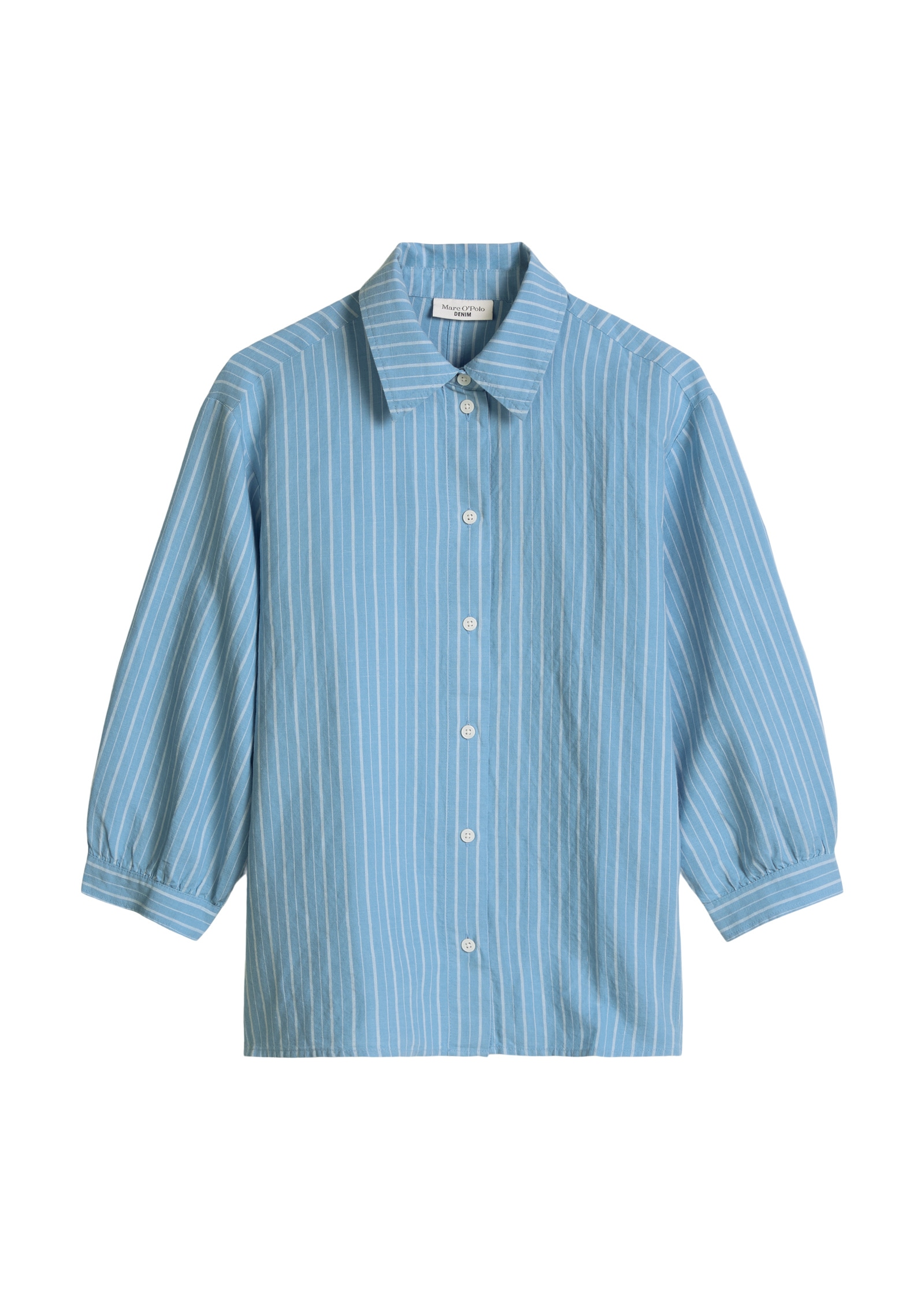 Marc O'Polo DENIM Langarmbluse »aus Leinen-Baumwolle-Mix«