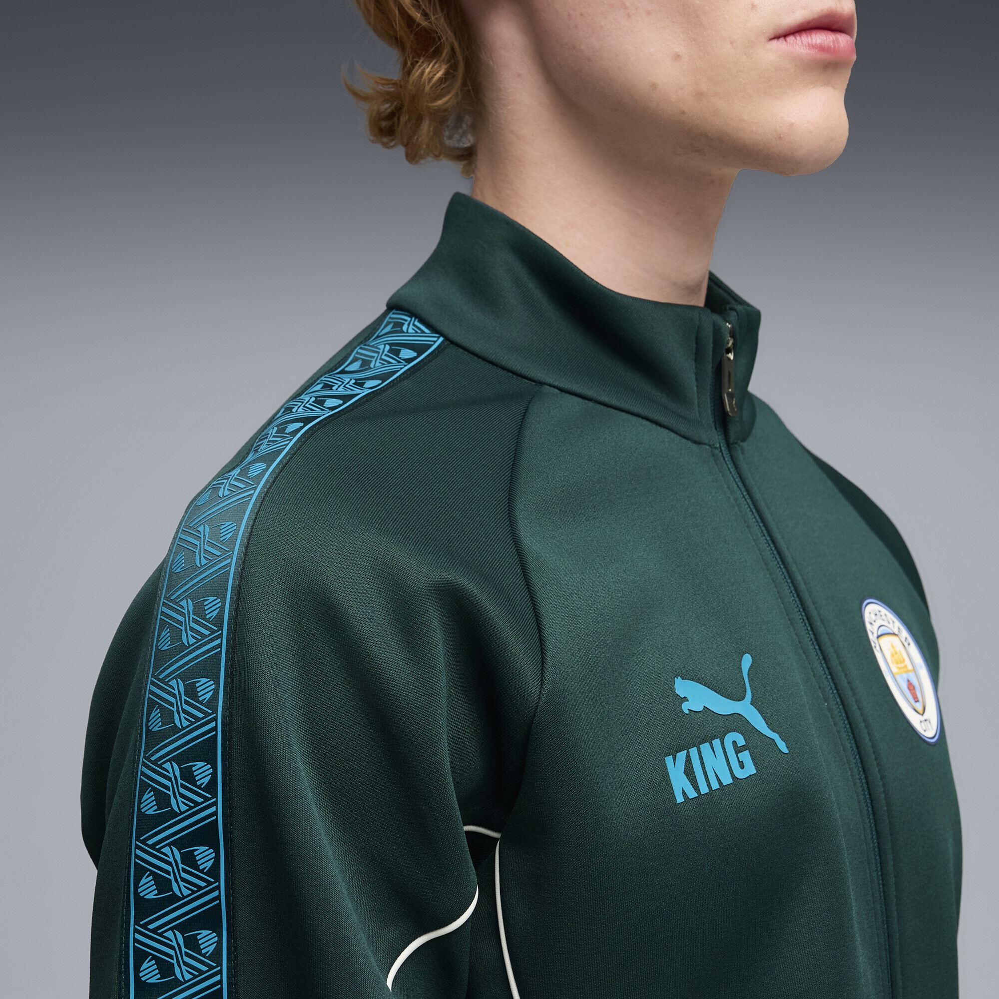 PUMA Sweatjacke »Manchester City KING Anthem Jacke Herren«