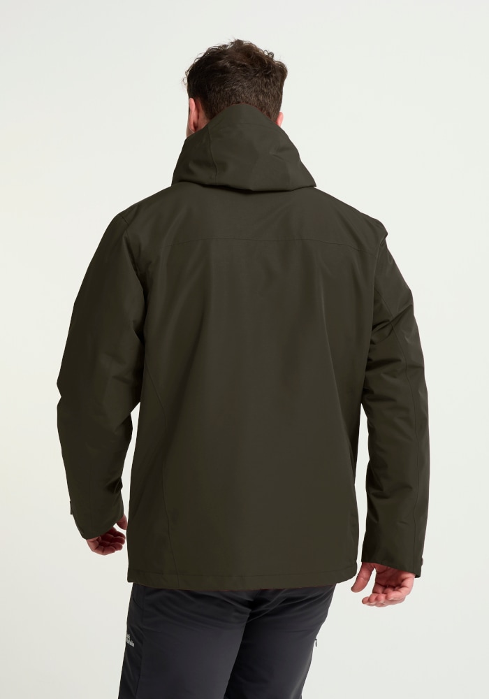 Jack Wolfskin 3-in-1-Funktionsjacke »STONELITE 3IN1 JKT M« mit Kapuze 3-in-1 Jacke, wasserdicht, warm