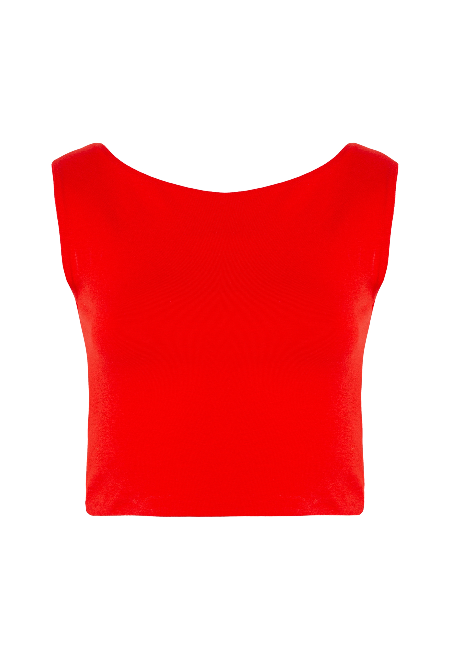 Mavi Rundhalsshirt »NONSLEEVE CROP JERSEY«, Top Cropped