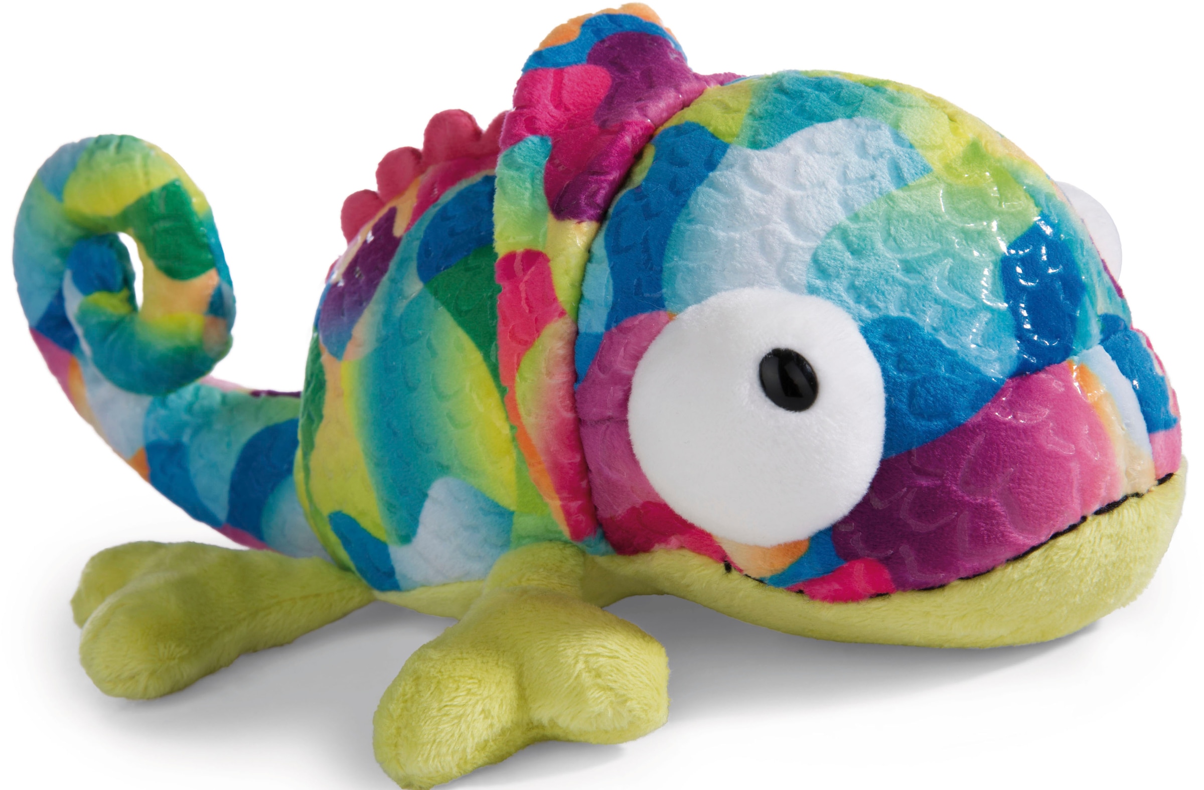 Nici Kuscheltier »Spring Summer, Chamäleon Candymon, 25 cm«, liegend; enthält recyceltes Material (Global Recycled Standard)