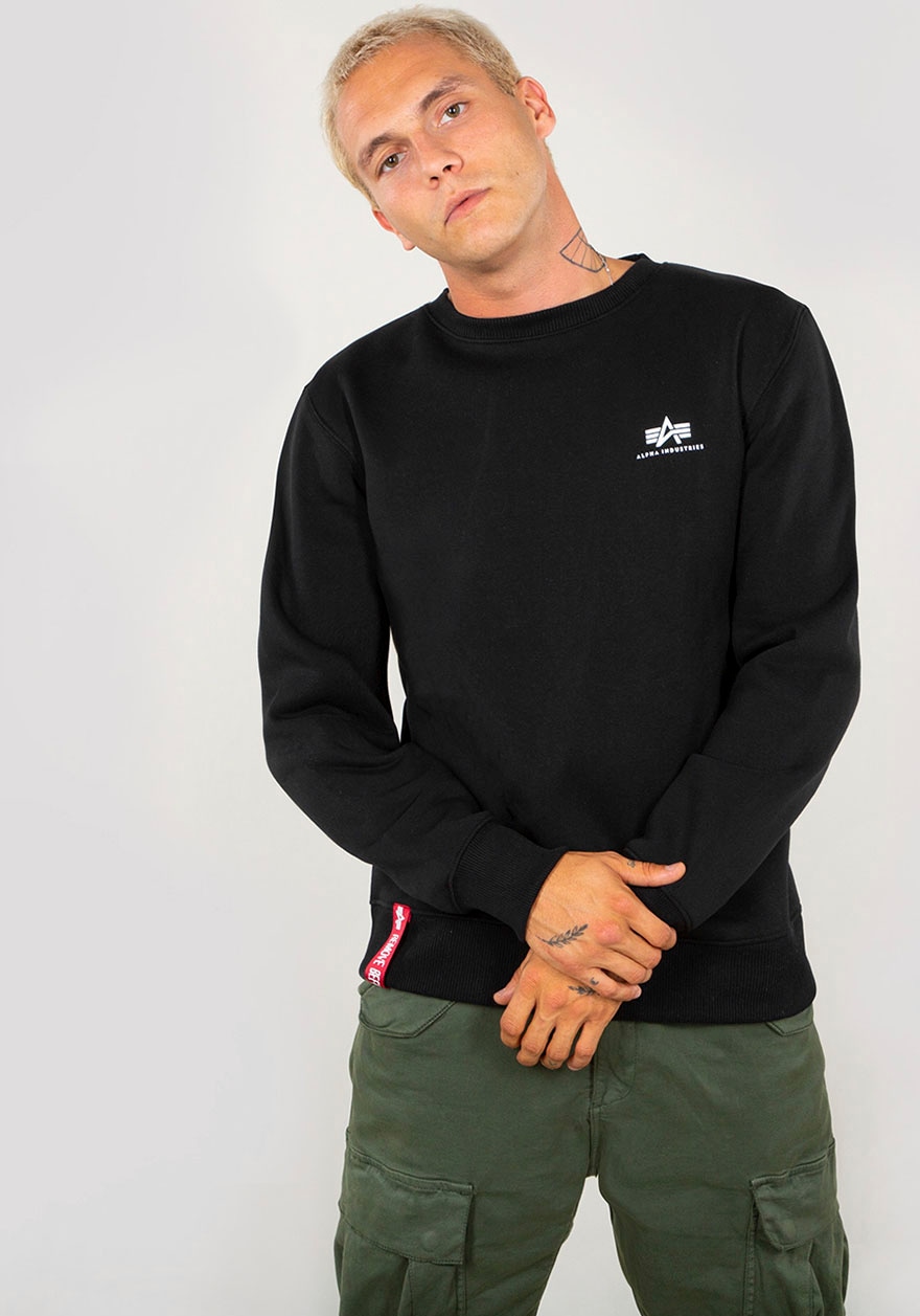 Alpha Industries Sweatshirt "Basic Sweater small Logo", Baumwollmischung, r günstig online kaufen