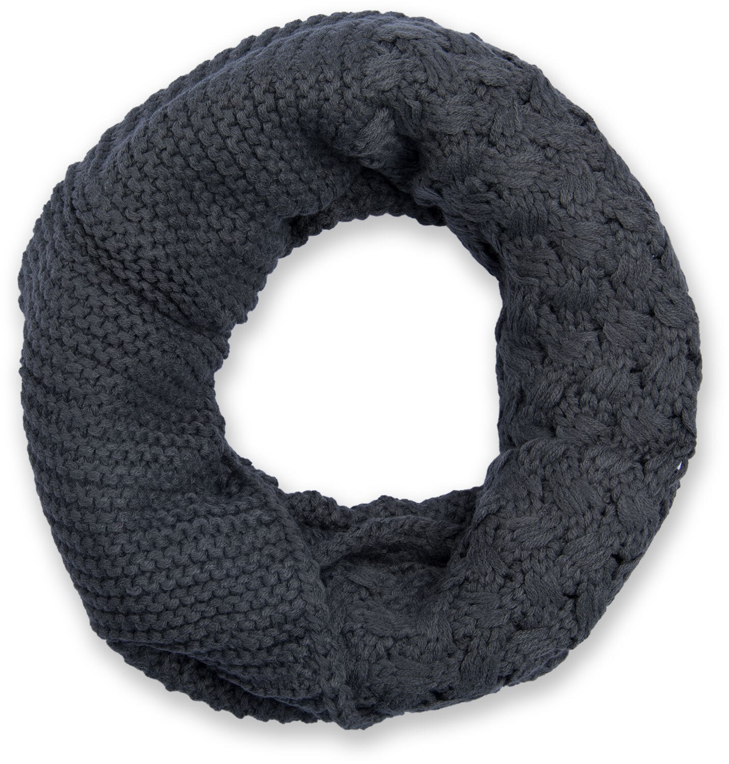 styleBREAKER Strickschal "Strick Loop mit Mustermix" 1 Stk.