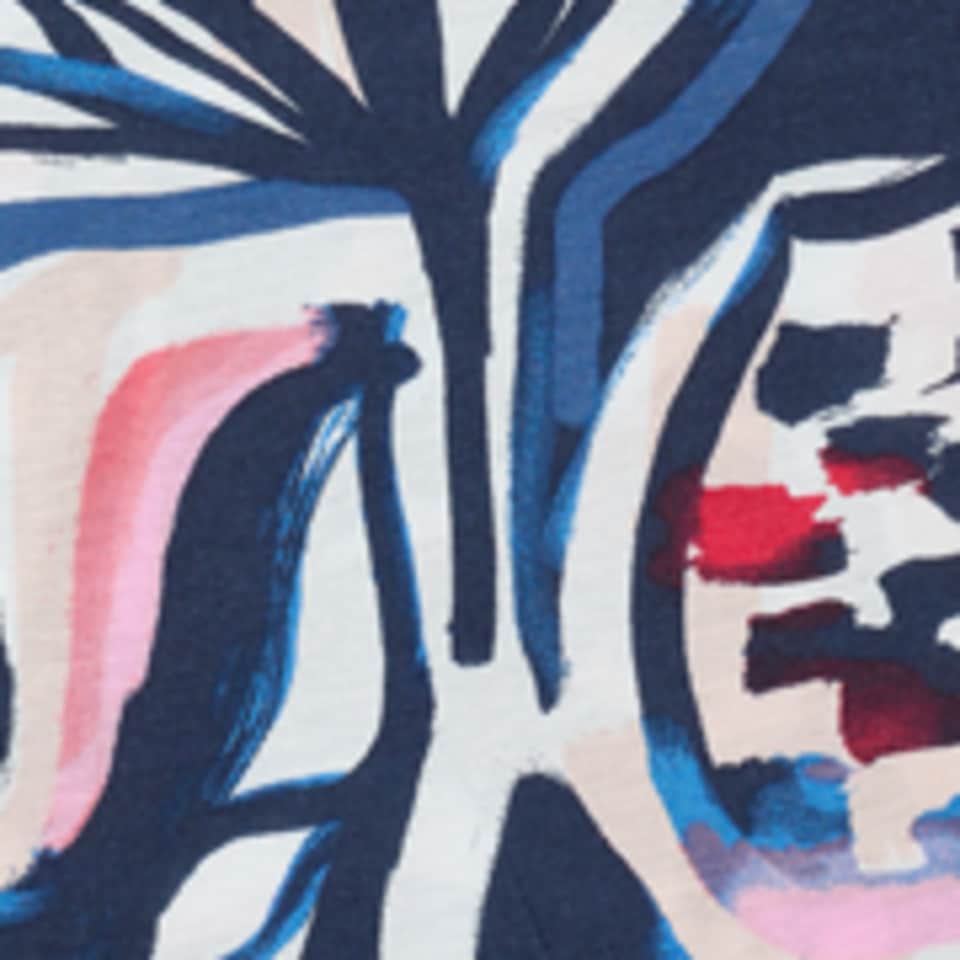 Cecil V-Shirt mit abgerundetem V-Ausschnitt