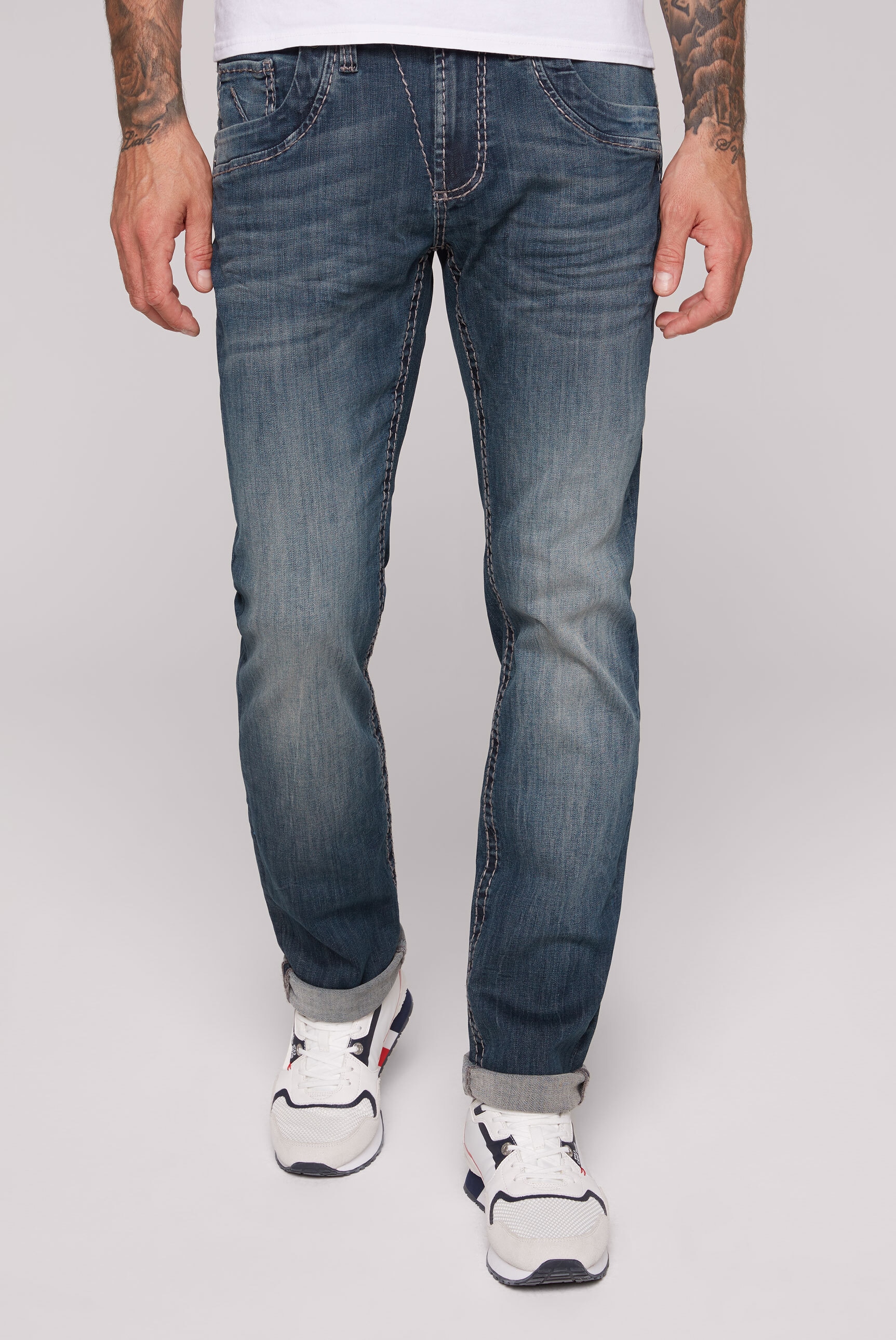 CAMP DAVID Regular-fit-Jeans, mit normaler Leibhöhe